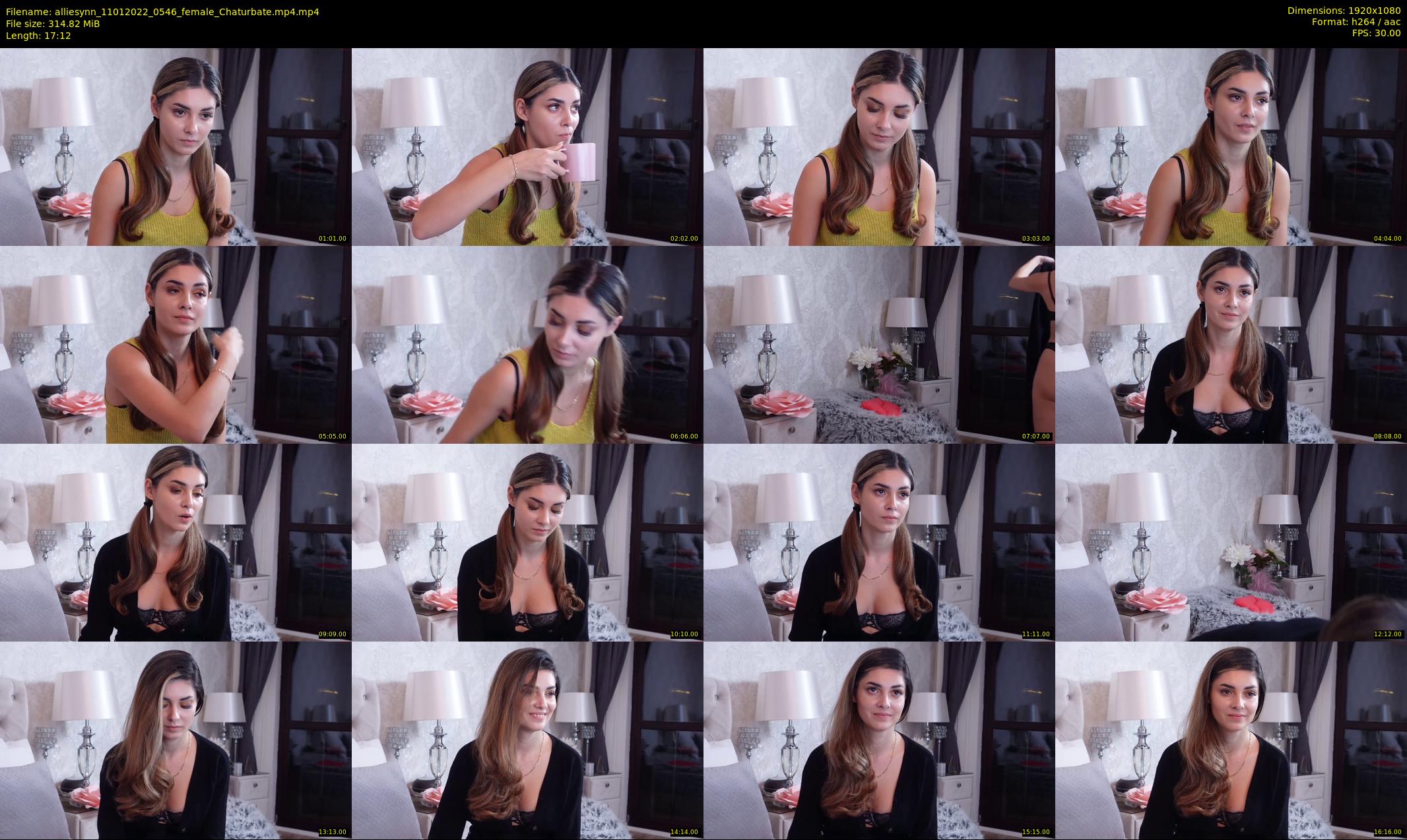 alliesynn — 18 minute Chaturbate female cam show recording, 1080p, Jan 11, 2022