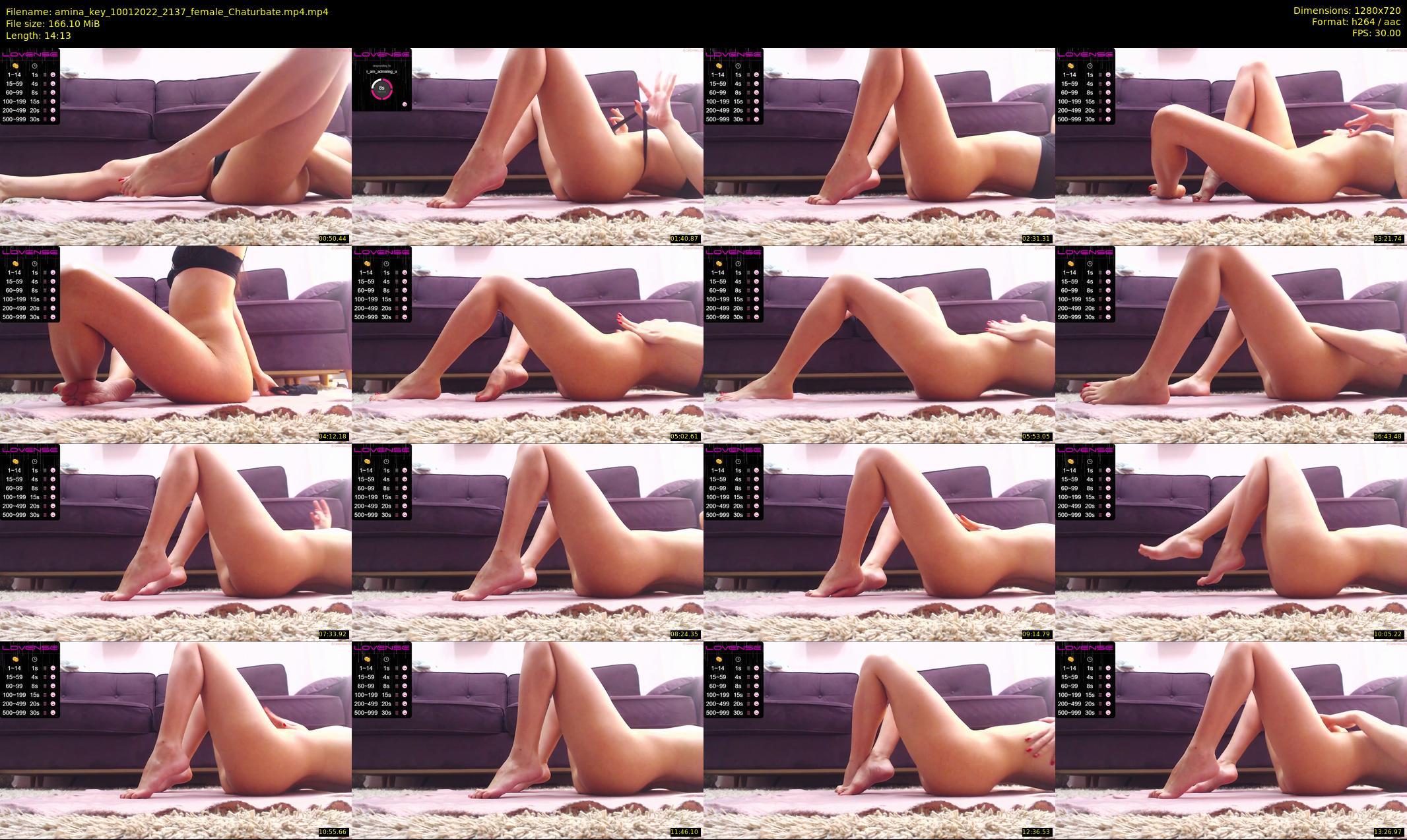 amina_key — 15 minute Chaturbate female cam show recording, 720p, Jan 10, 2022