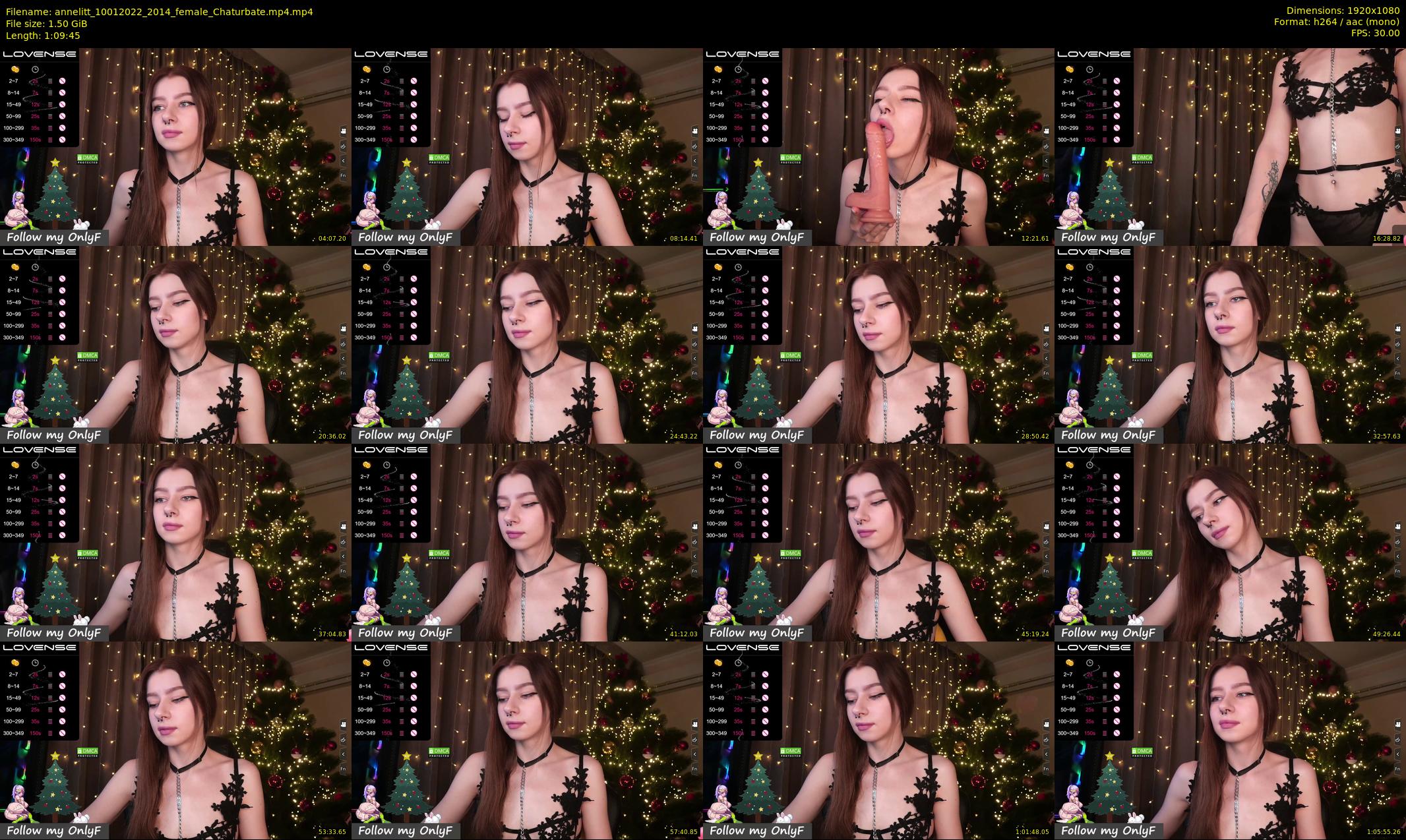 annelitt — 70 minute Chaturbate female cam show recording, 1080p, Jan 10, 2022
