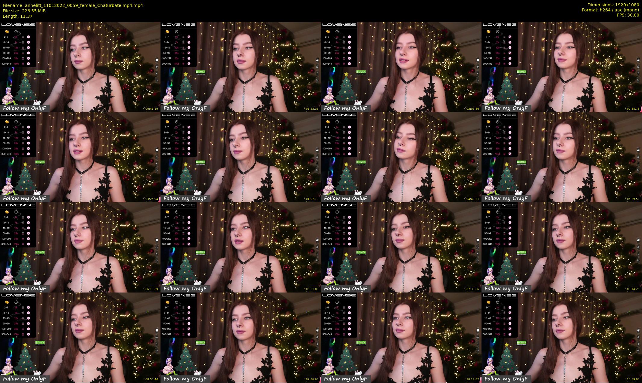 annelitt — 12 minute Chaturbate female cam show recording, 1080p, Jan 11, 2022