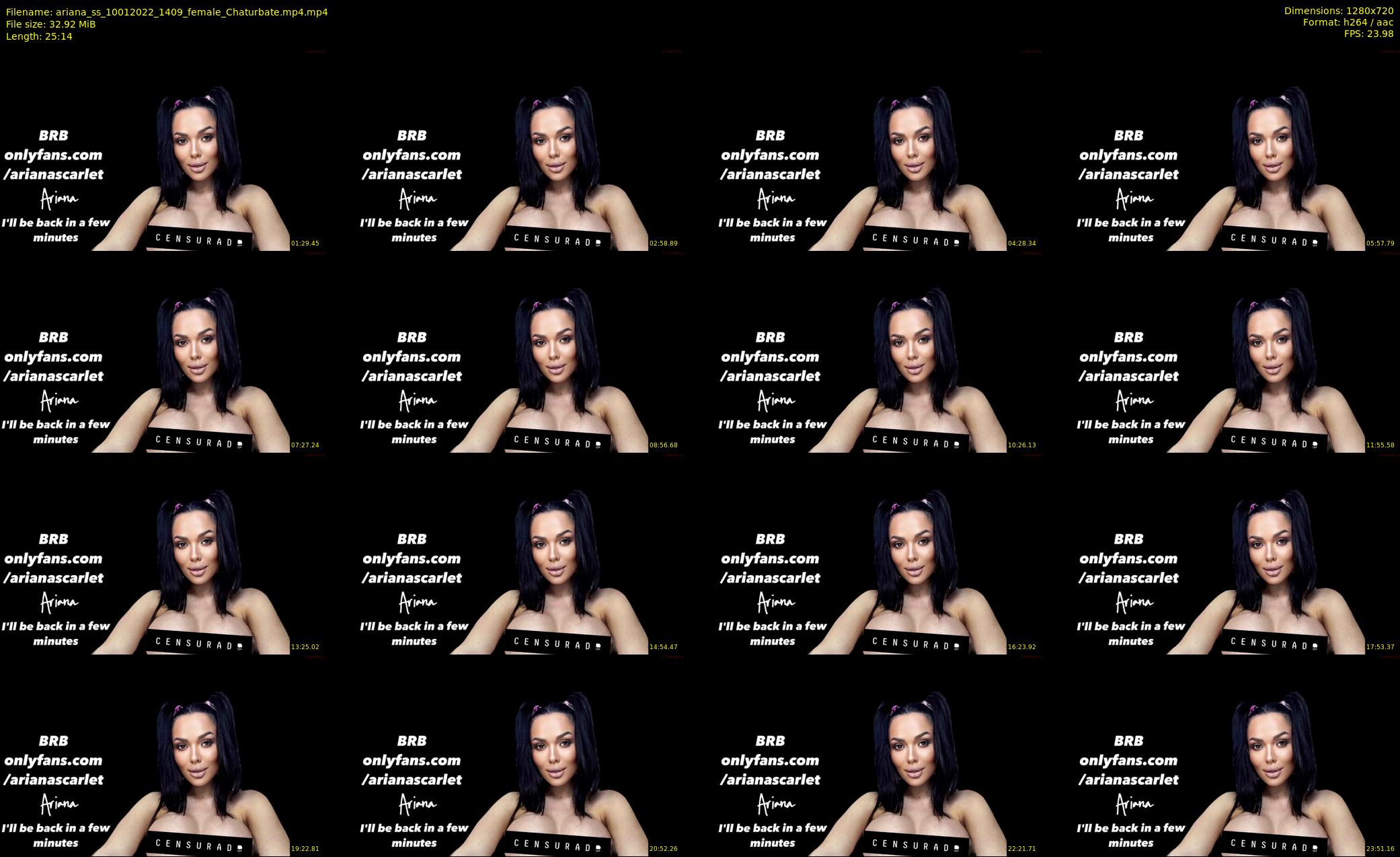 ariana_ss — 26 minute Chaturbate female cam show recording, 720p, Jan 10, 2022