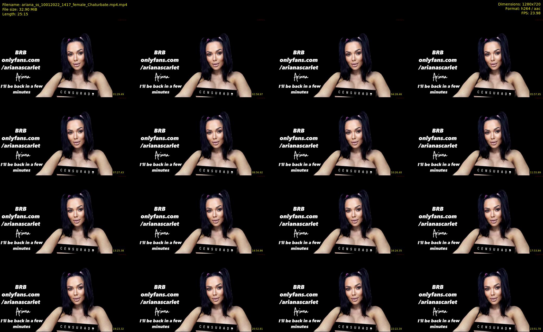 ariana_ss — 26 minute Chaturbate female cam show recording, 720p, Jan 10, 2022