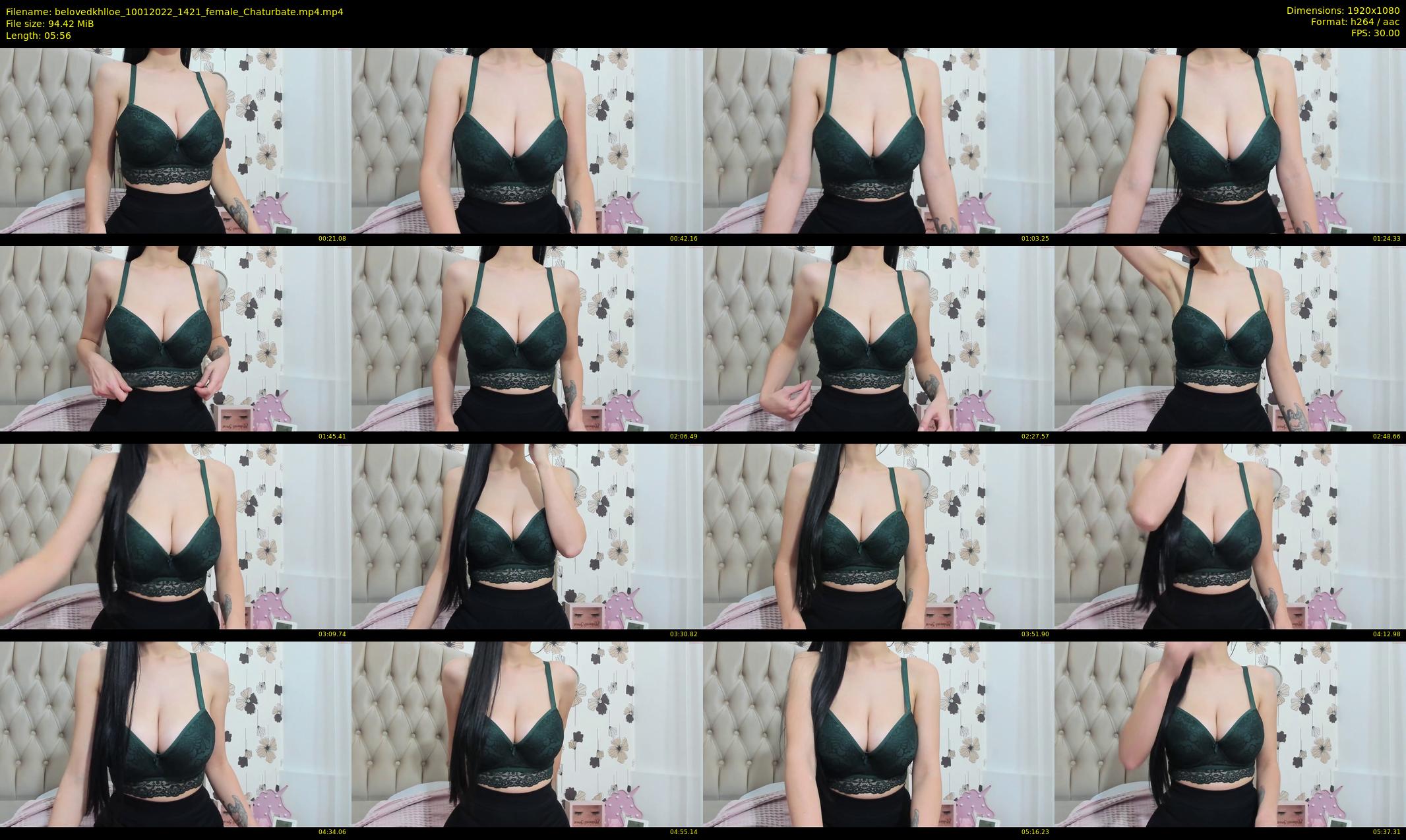 belovedkhlloe — 6 minute Chaturbate female cam show recording, 1080p, Jan 10, 2022