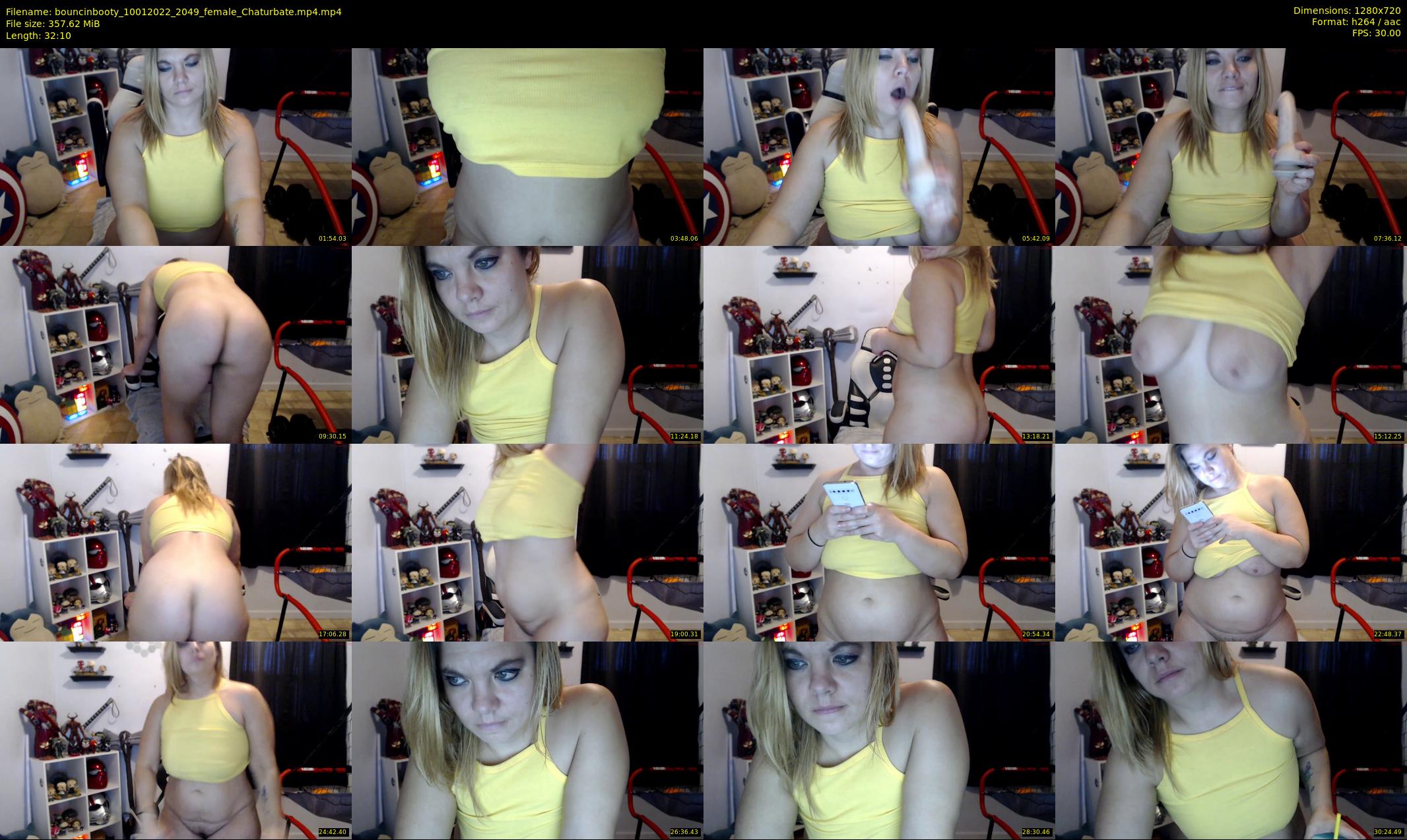 bouncinbooty — 33 minute Chaturbate female cam show recording, 720p, Jan 10, 2022