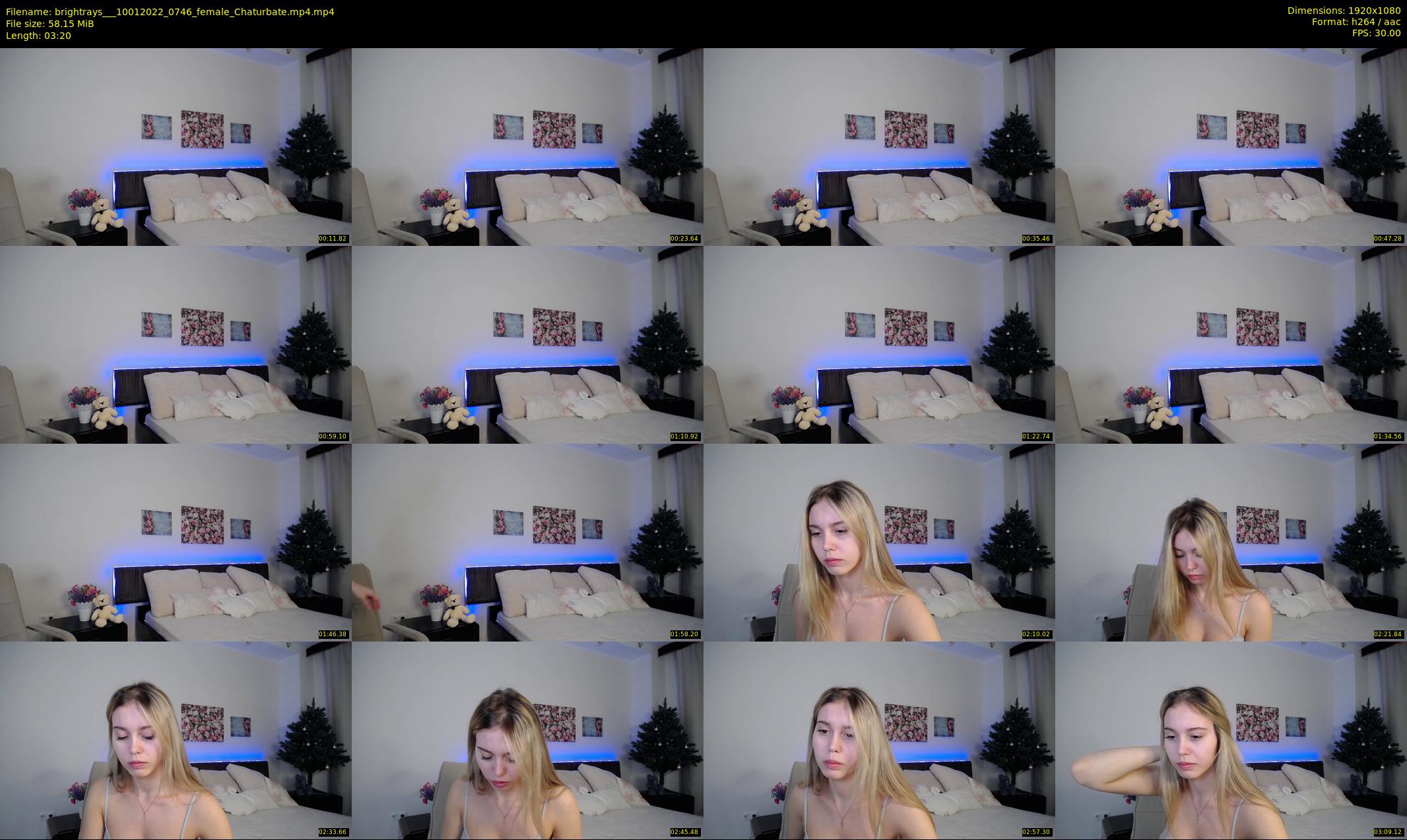 brightrays__ — 4 minute Chaturbate female cam show recording, 1080p, Jan 10, 2022