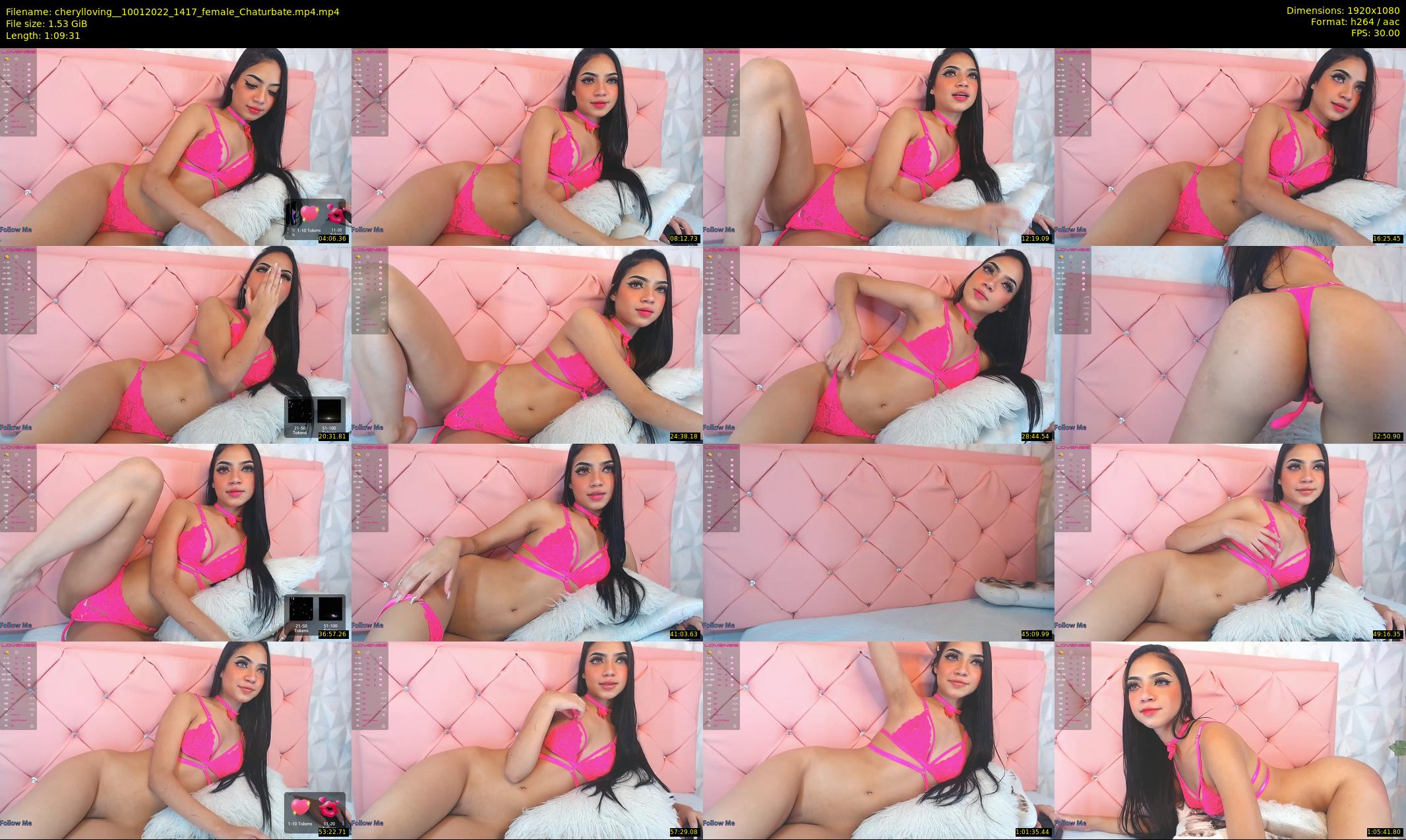 cherylloving_ — 70 minute Chaturbate female cam show recording, 1080p, Jan 10, 2022
