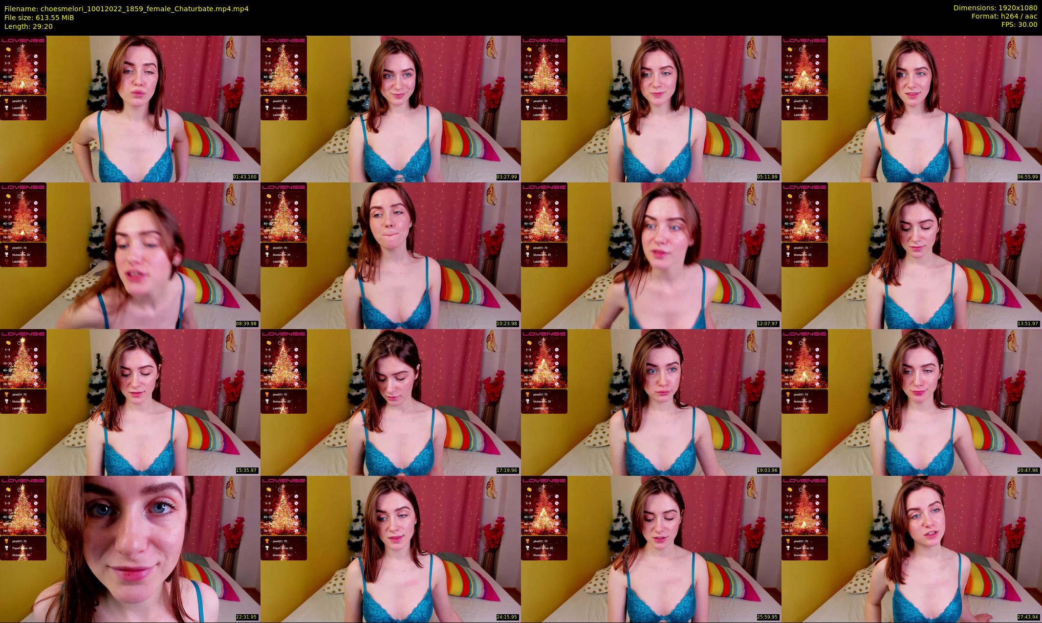 choesmelori — 30 minute Chaturbate couple cam show recording, 1080p, Jan 10, 2022