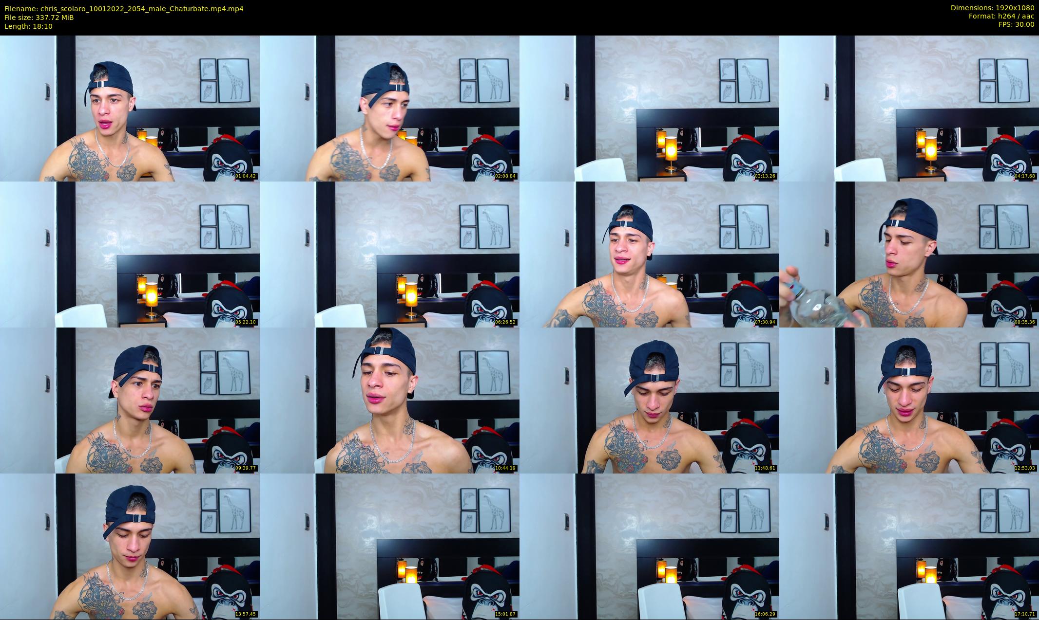 chris_scolaro — 19 minute Chaturbate male cam show recording, 1080p, Jan 10, 2022