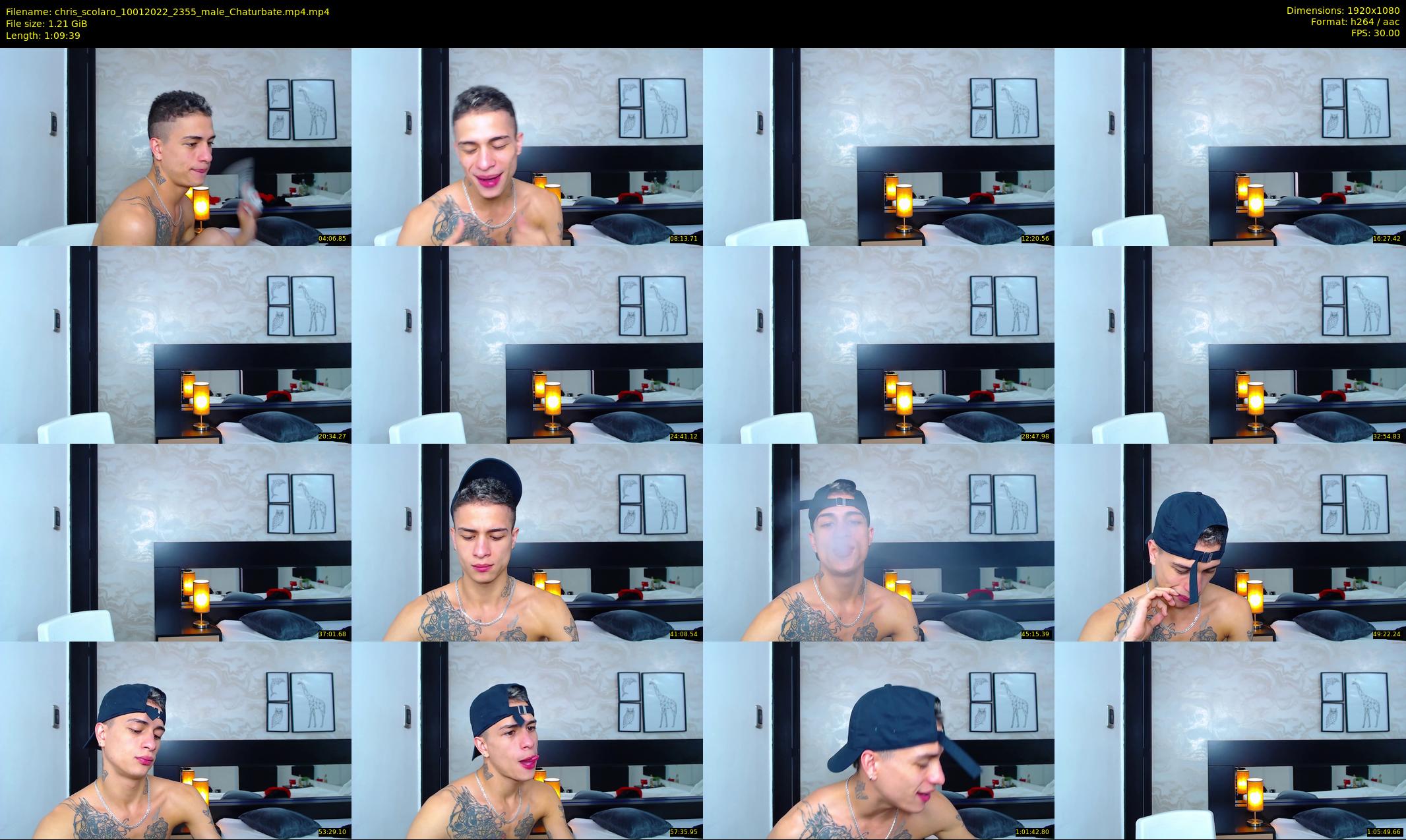chris_scolaro — 70 minute Chaturbate male cam show recording, 1080p, Jan 10, 2022