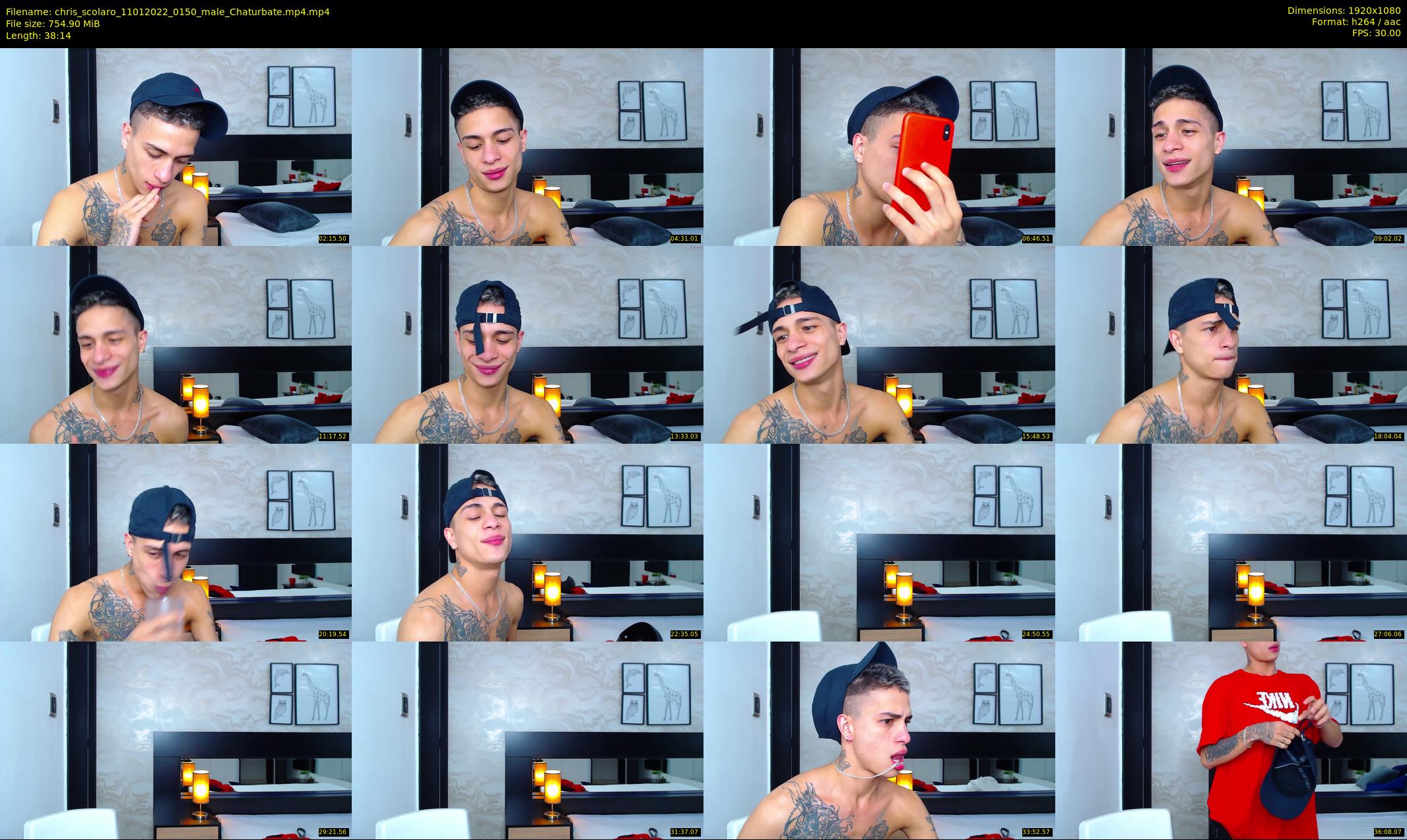 chris_scolaro — 39 minute Chaturbate male cam show recording, 1080p, Jan 11, 2022