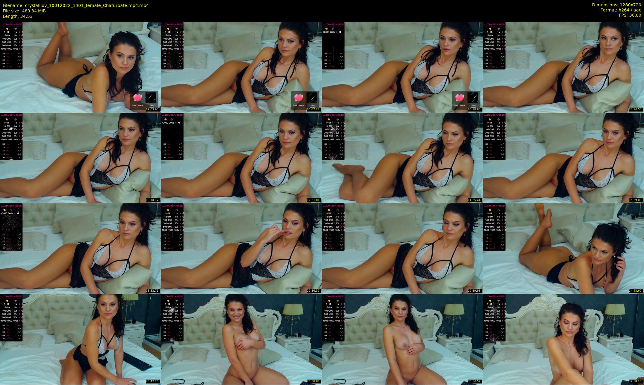 crystallluv — 35 minute Chaturbate female cam show recording, 720p, Jan 10, 2022