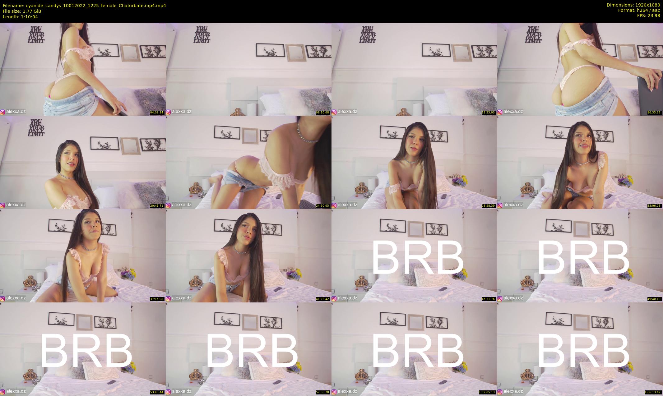 cyanide_candys — 71 minute Chaturbate female cam show recording, 1080p, Jan 10, 2022