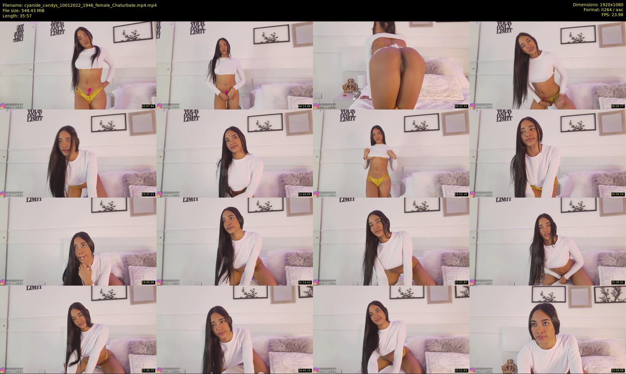 cyanide_candys — 36 minute Chaturbate female cam show recording, 1080p, Jan 10, 2022
