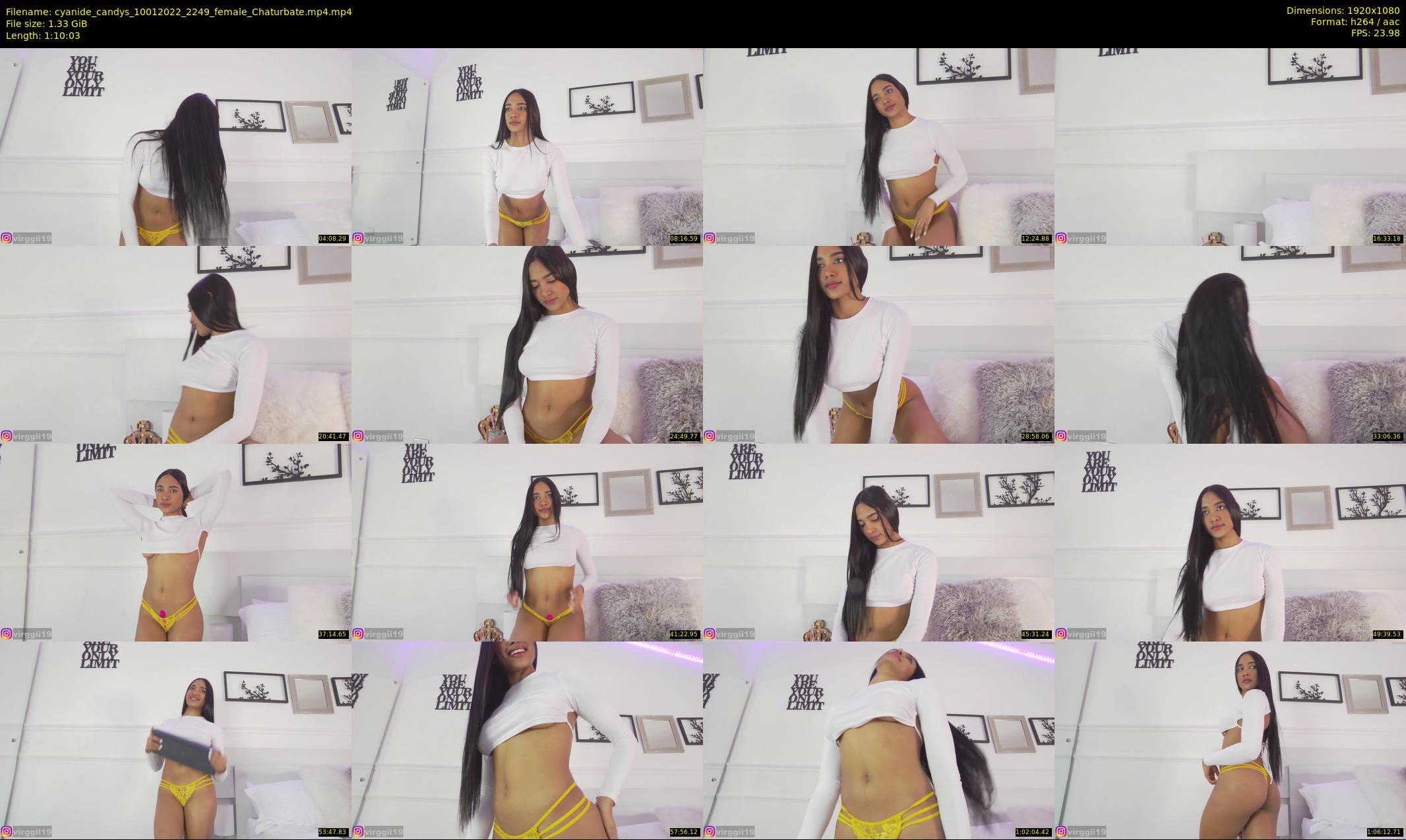 cyanide_candys — 71 minute Chaturbate female cam show recording, 1080p, Jan 10, 2022