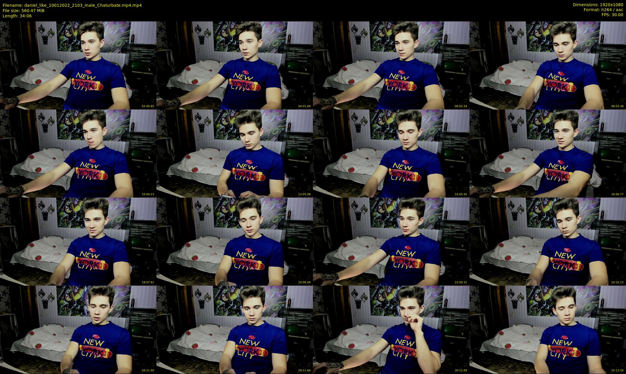 daniel_like — 35 minute Chaturbate male cam show recording, 1080p, Jan 10, 2022
