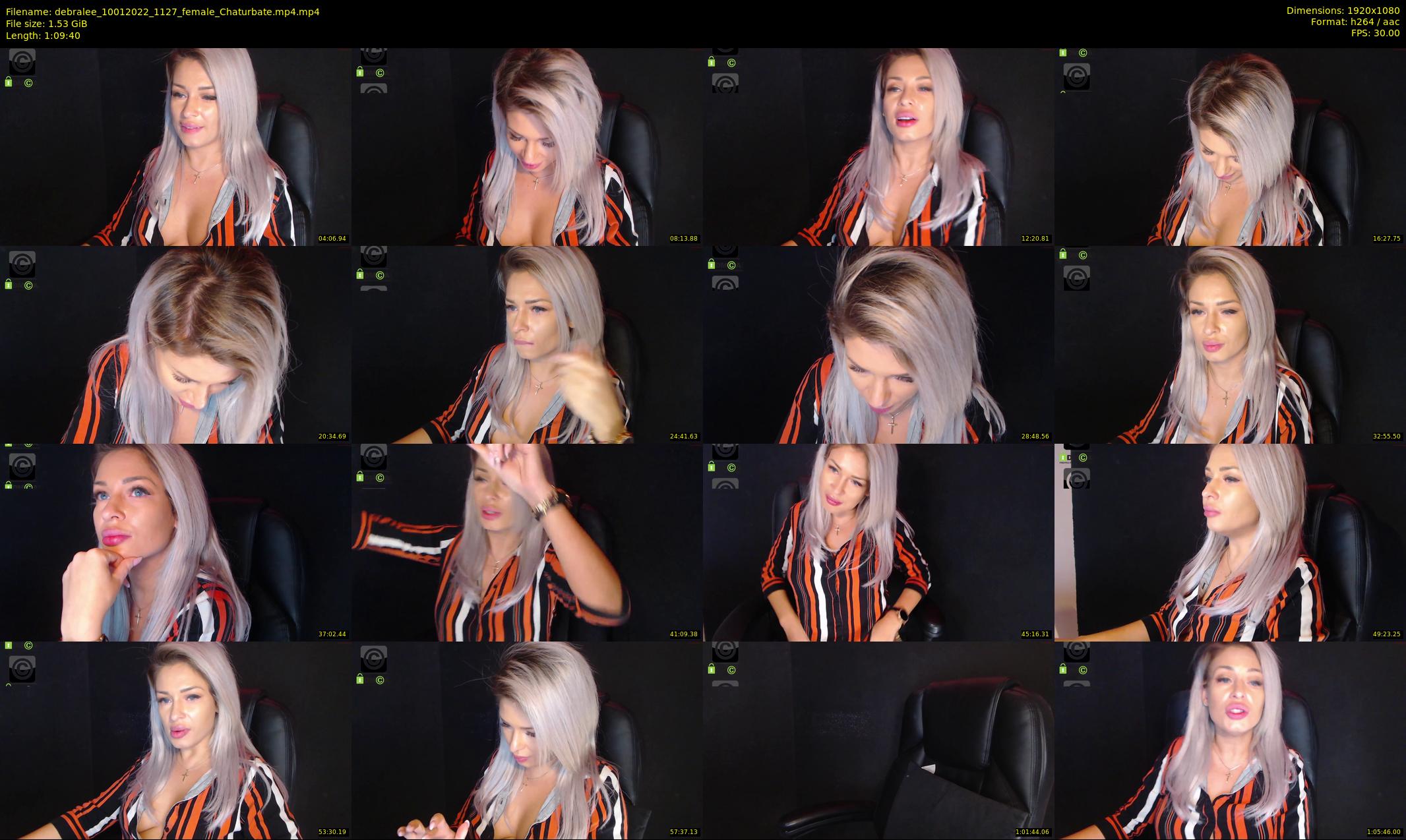 debralee — 70 minute Chaturbate female cam show recording, 1080p, Jan 10, 2022