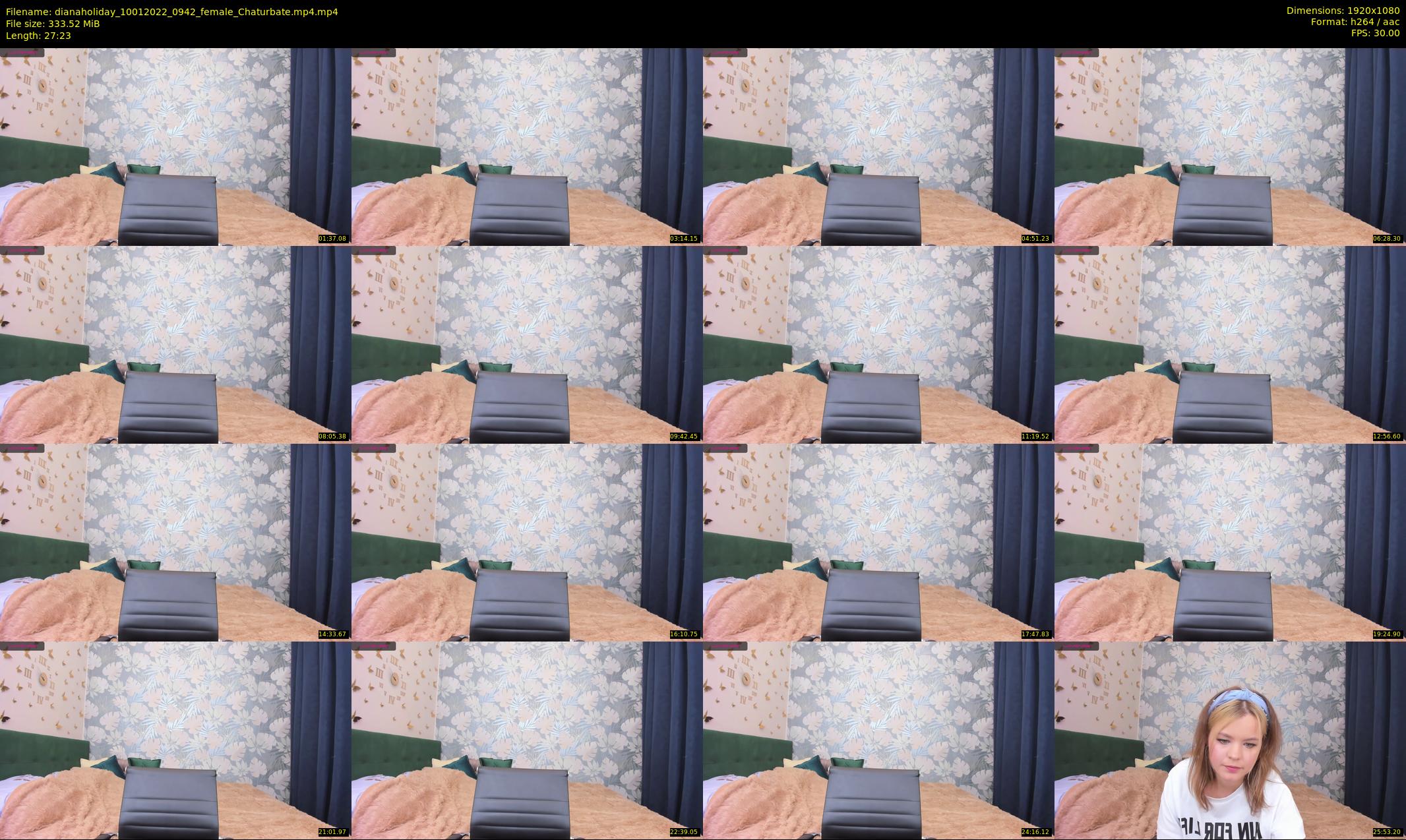 dianaholiday — 28 minute Chaturbate female cam show recording, 1080p, Jan 10, 2022