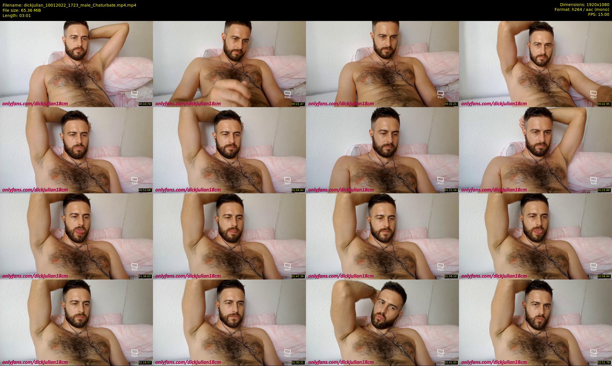 dickjulian — 4 minute Chaturbate male cam show recording, 1080p, Jan 10, 2022