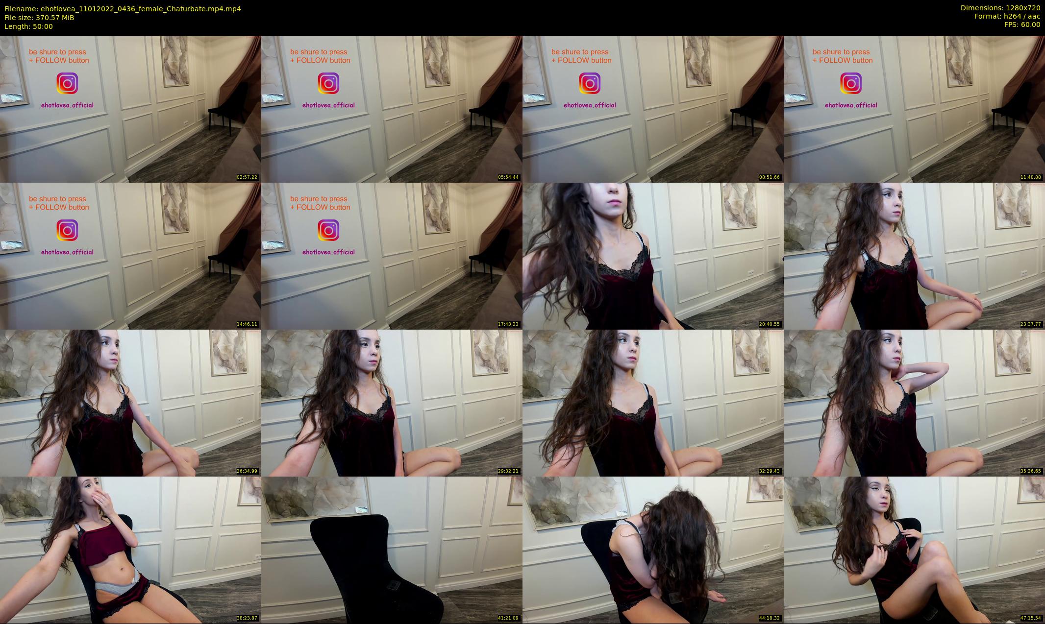 ehotlovea — 50 minute Chaturbate female cam show recording, 720p, Jan 11, 2022