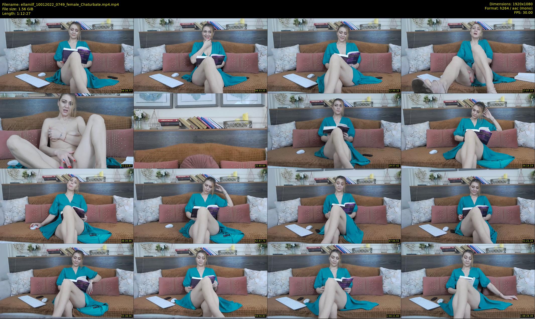 ellamilf — 73 minute Chaturbate female cam show recording, 1080p, Jan 10, 2022