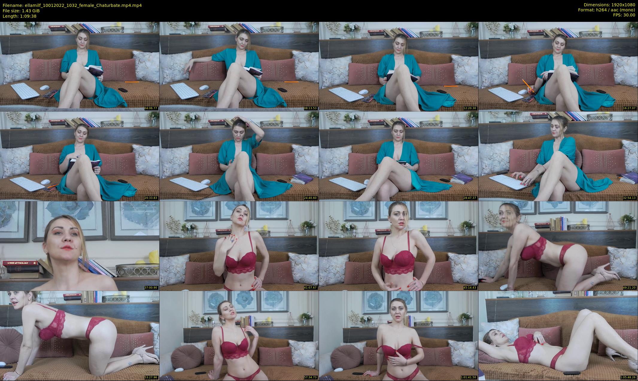 ellamilf — 70 minute Chaturbate female cam show recording, 1080p, Jan 10, 2022