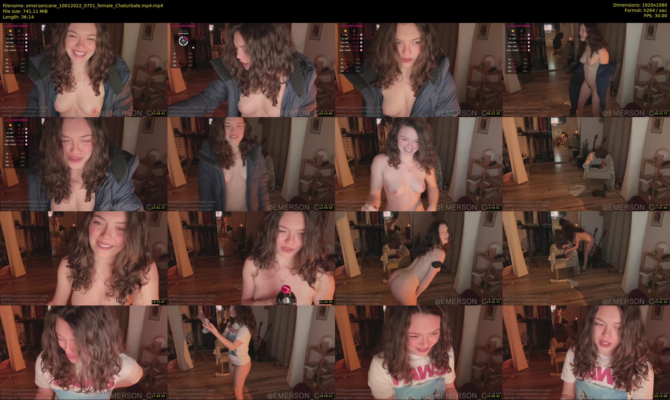 emersoncane — 37 minute Chaturbate female cam show recording, 1080p, Jan 10, 2022