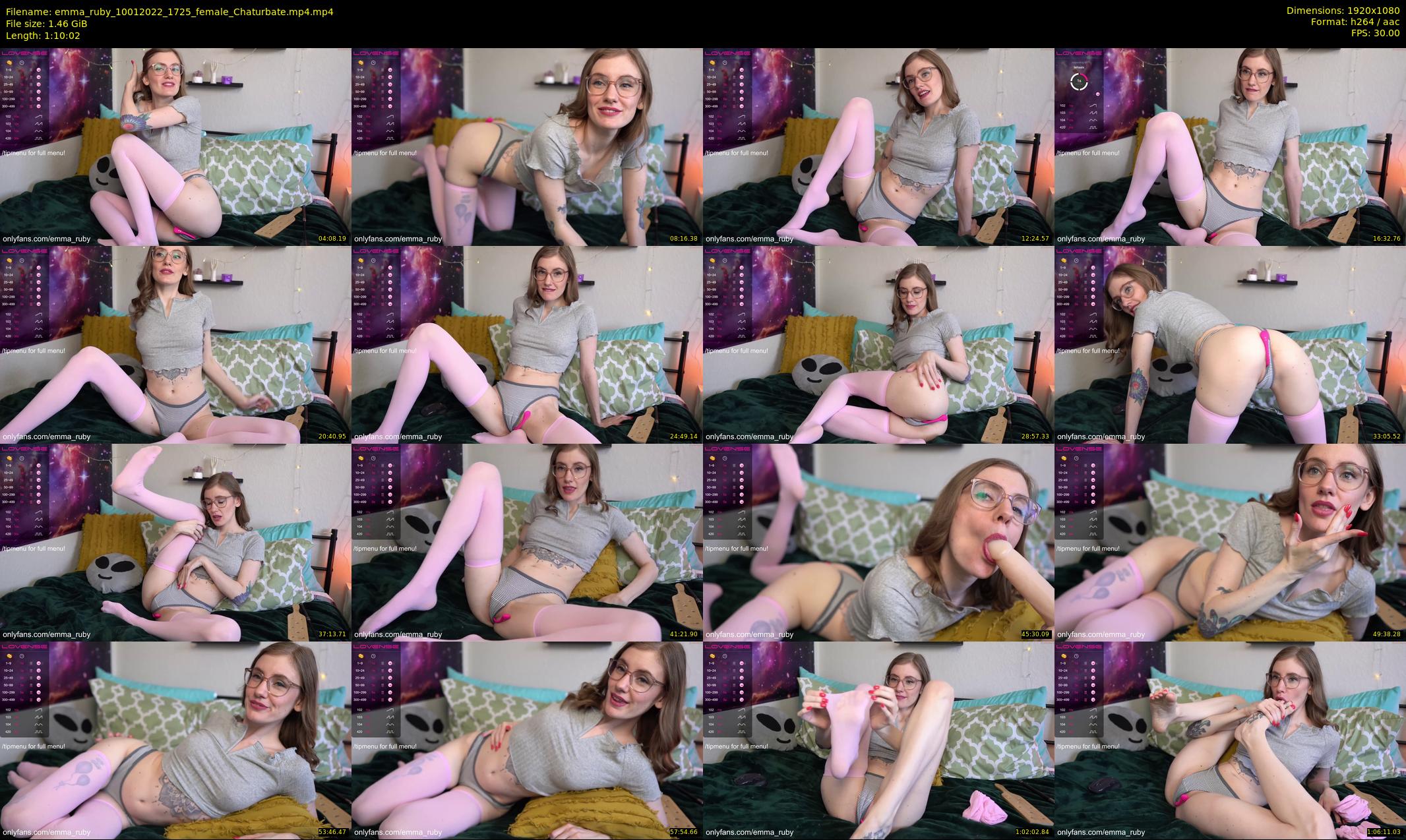 emma_ruby — 71 minute Chaturbate female cam show recording, 1080p, Jan 10, 2022