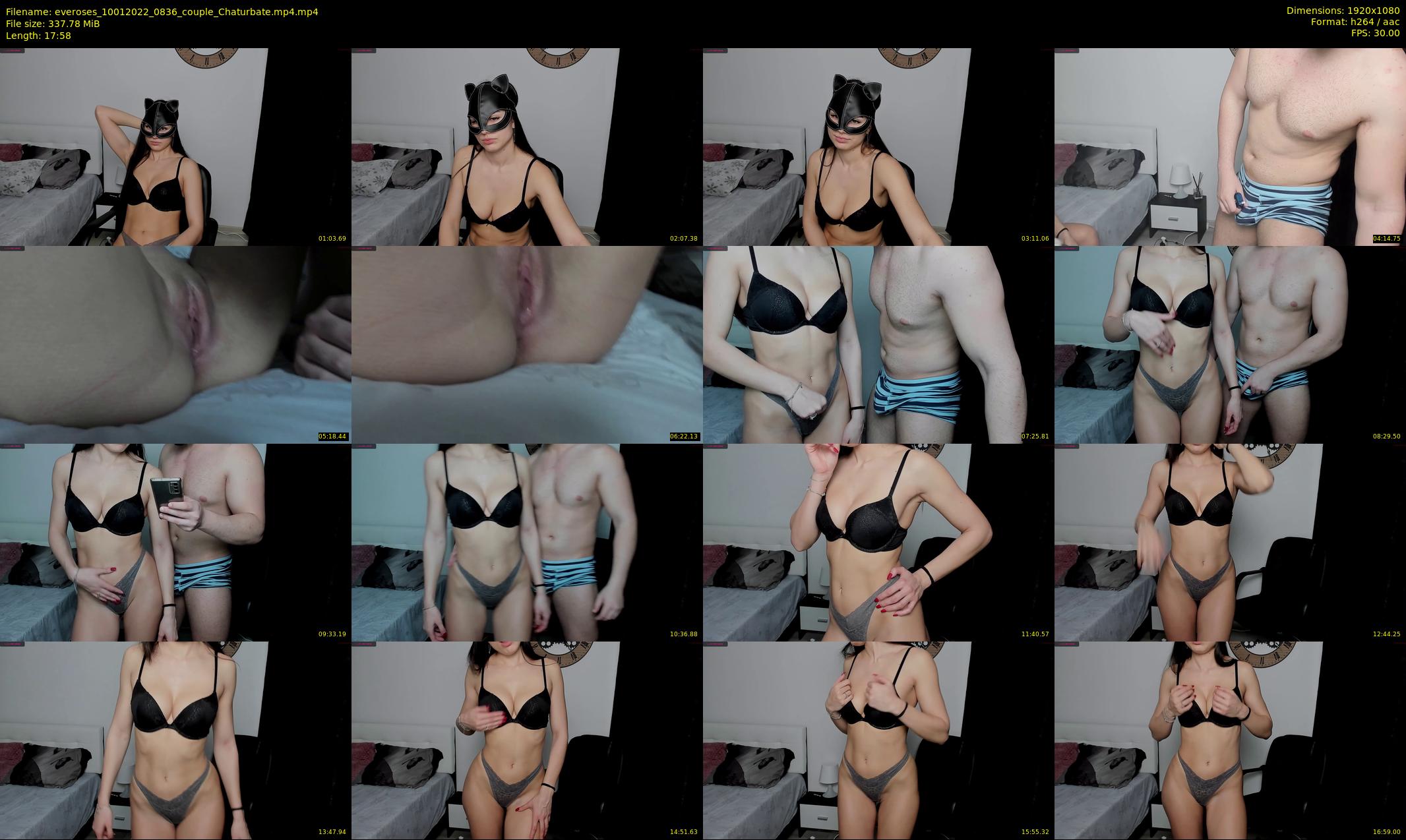 everoses — 18 minute Chaturbate couple cam show recording, 1080p, Jan 10, 2022