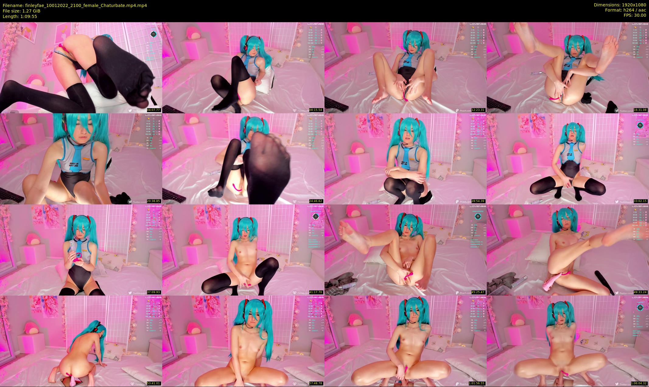 finleyfae — 70 minute Chaturbate female cam show recording, 1080p, Jan 10, 2022