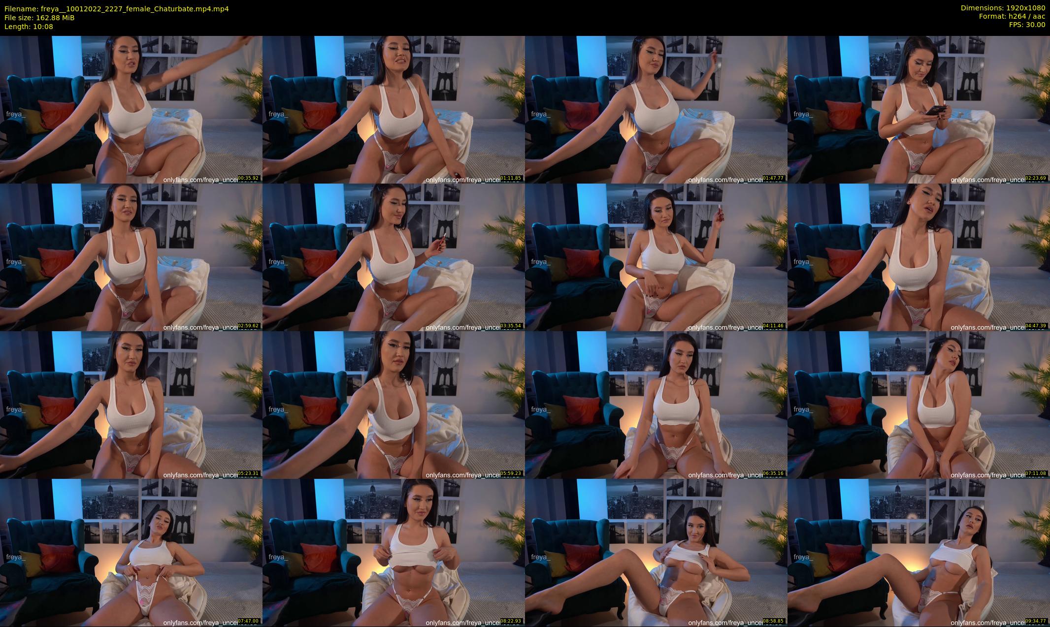freya_ — 11 minute Chaturbate female cam show recording, 1080p, Jan 10, 2022