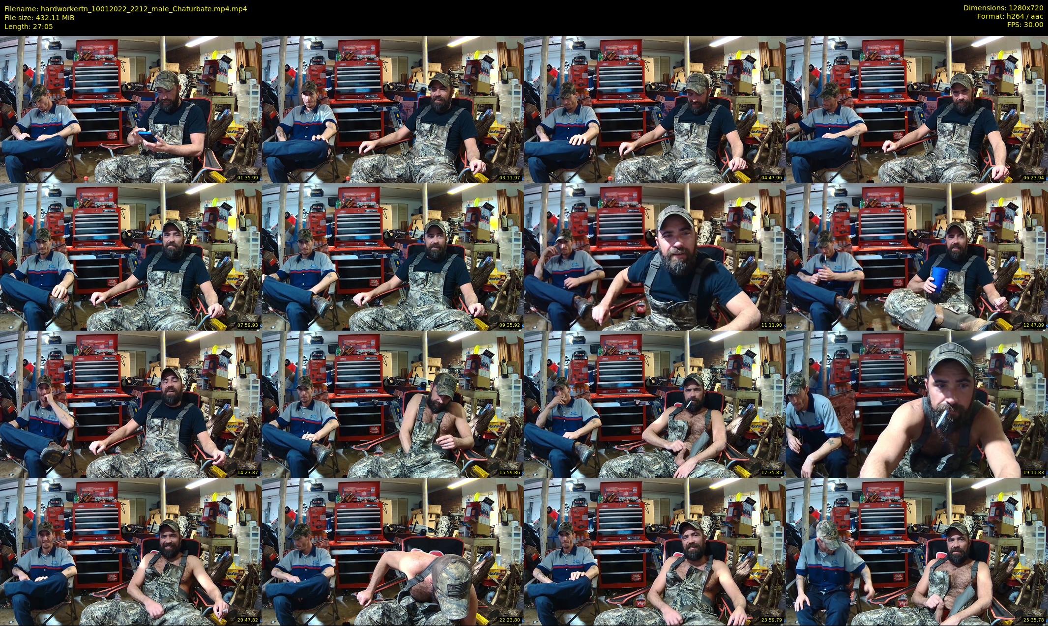 hardworkertn — 28 minute Chaturbate male cam show recording, 720p, Jan 10, 2022