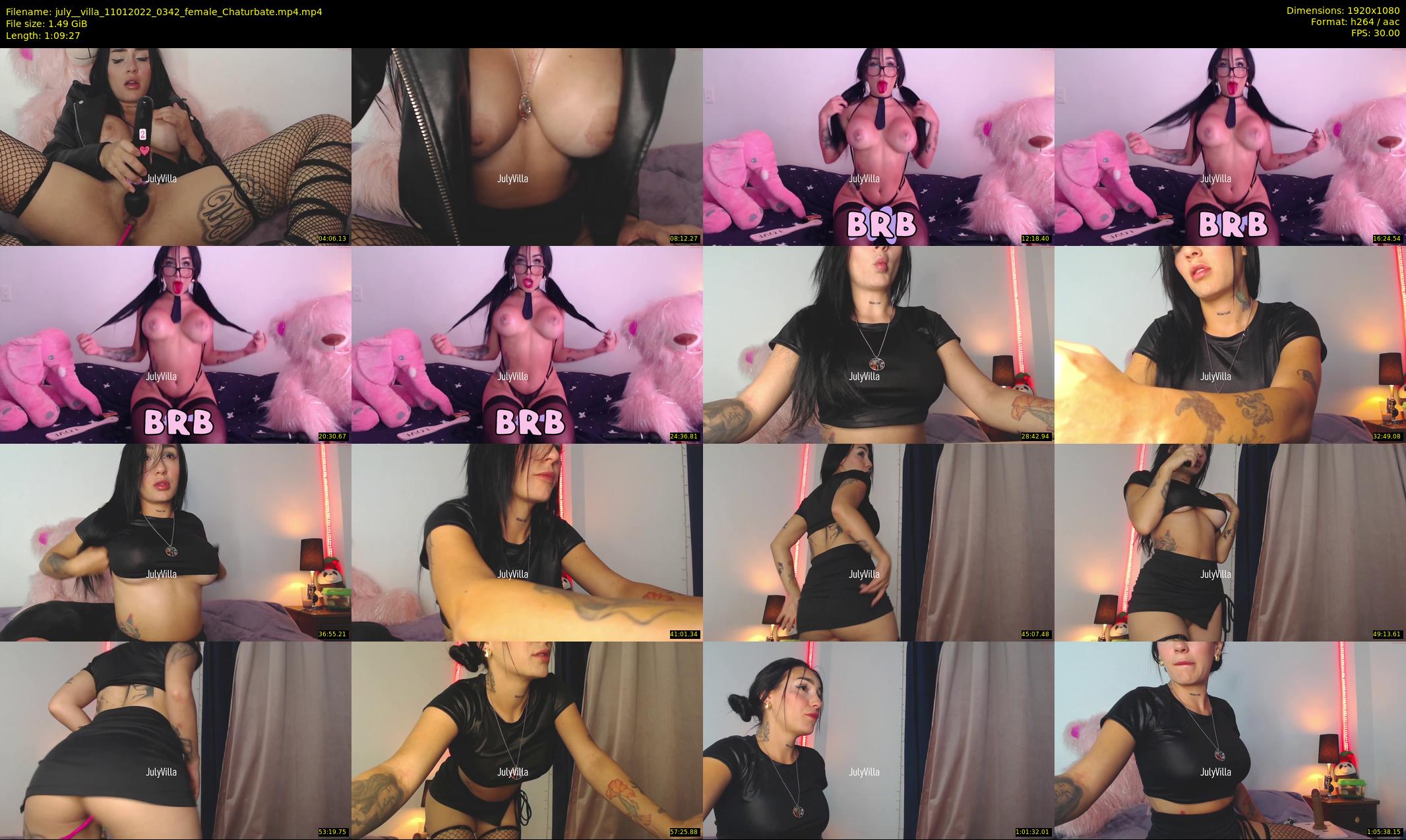 july__villa — 70 minute Chaturbate female cam show recording, 1080p, Jan 11, 2022