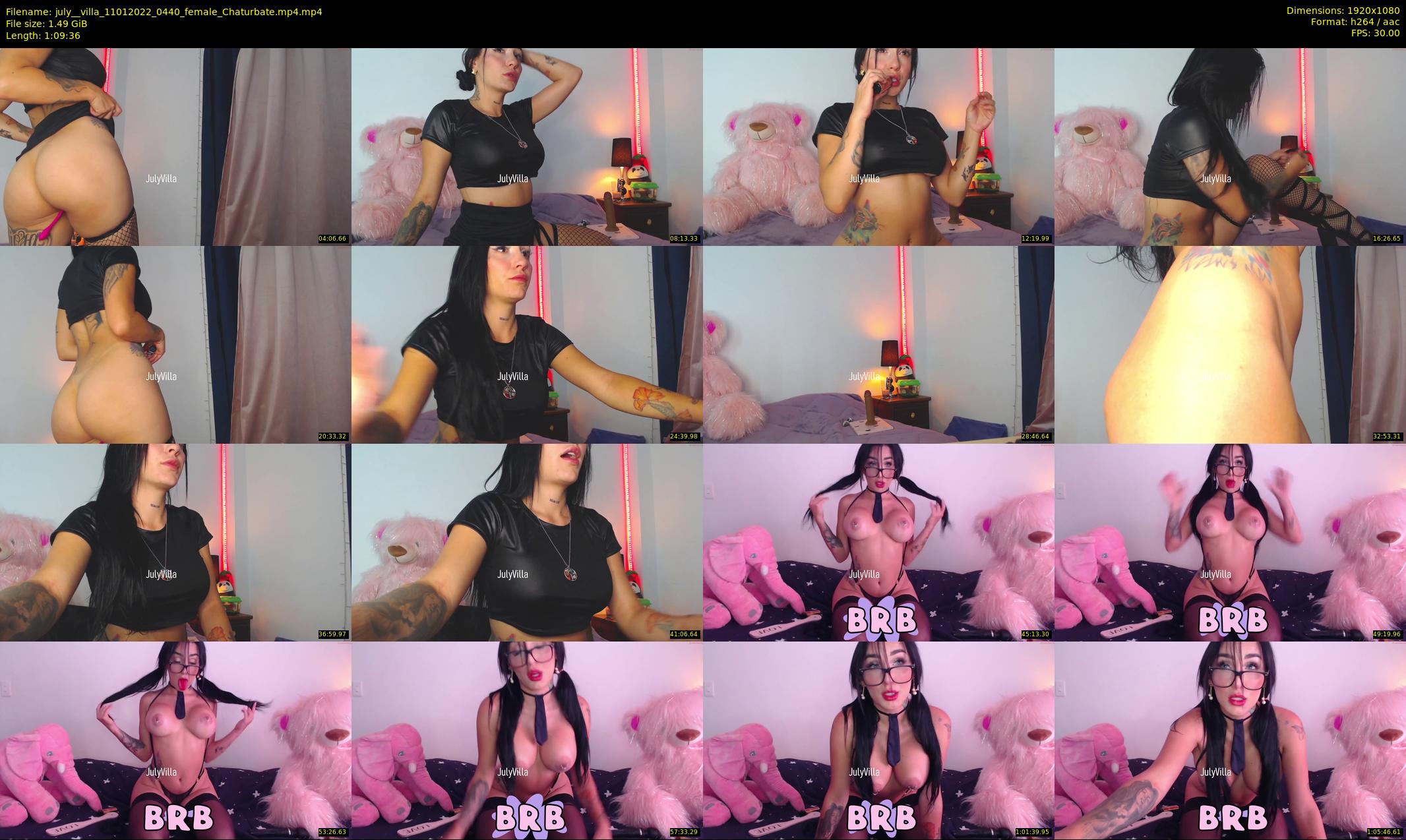 july__villa — 70 minute Chaturbate female cam show recording, 1080p, Jan 11, 2022
