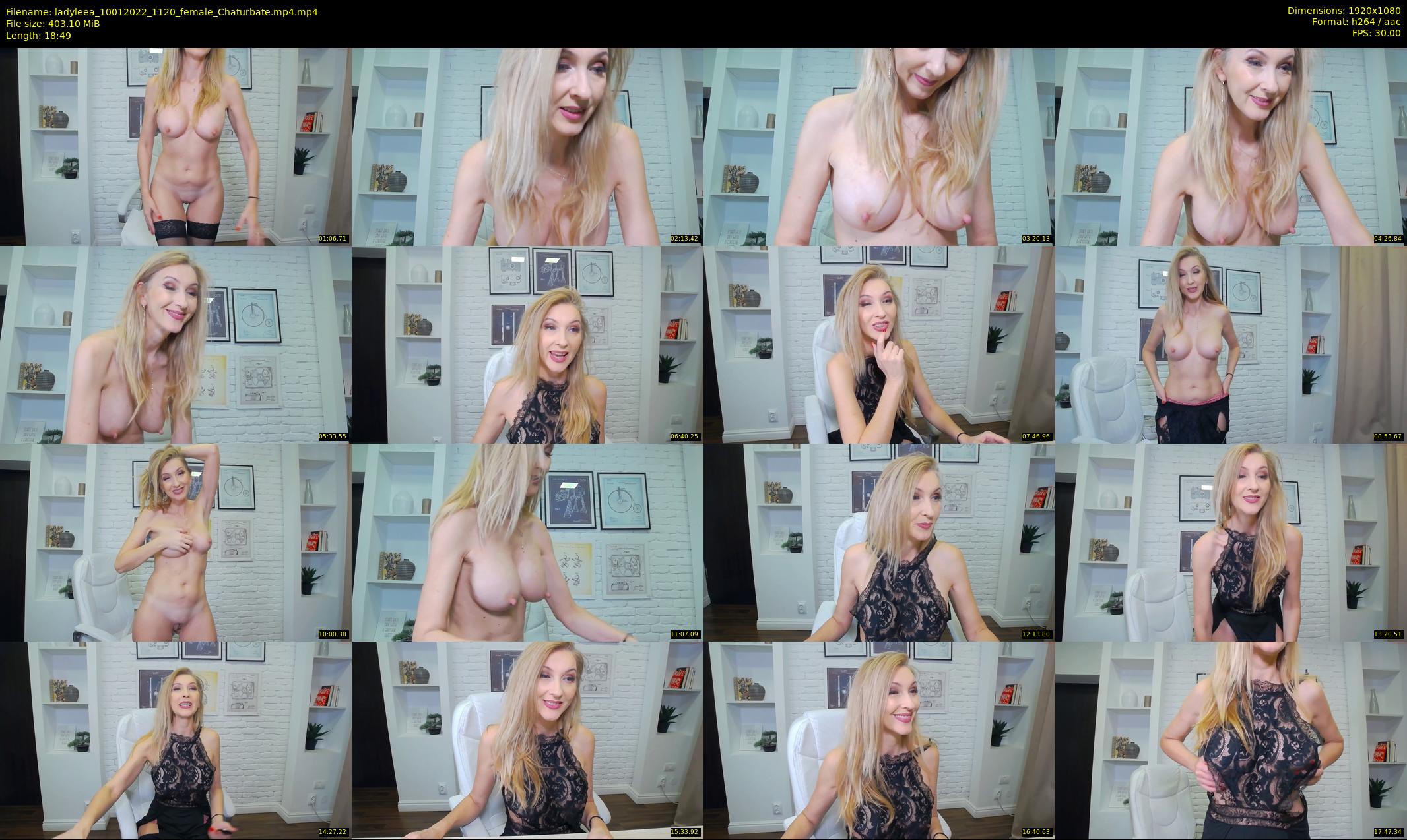 ladyleea — 19 minute Chaturbate female cam show recording, 1080p, Jan 10, 2022