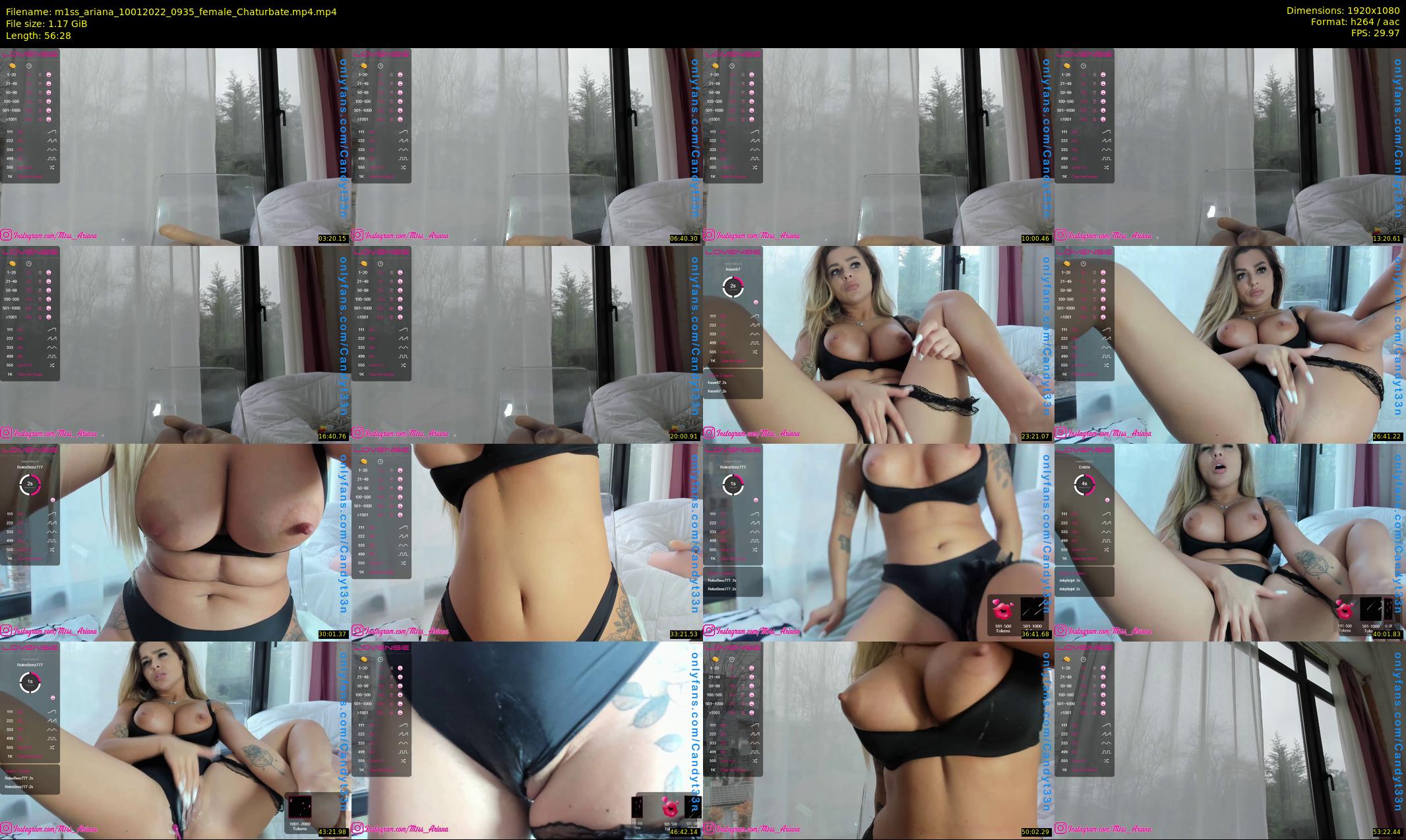 m1ss_ariana — 57 minute Chaturbate female cam show recording, 1080p, Jan 10, 2022