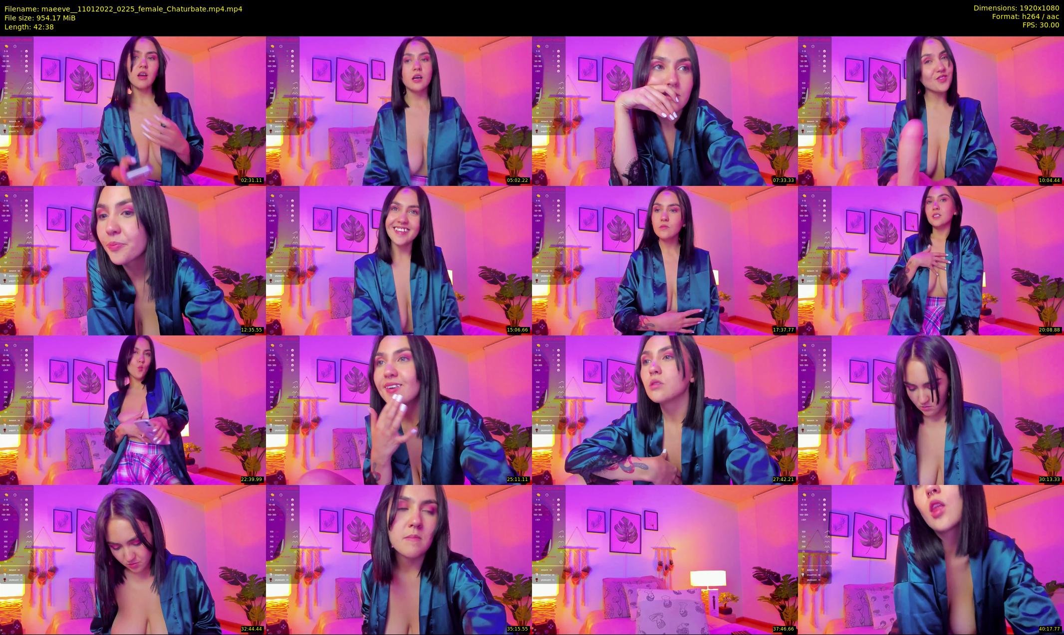 maeeve_ — 43 minute Chaturbate female cam show recording, 1080p, Jan 11, 2022