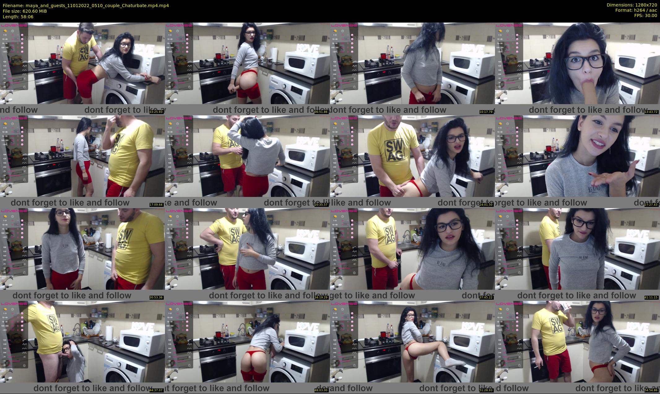 maya_and_guests — 59 minute Chaturbate couple cam show recording, 720p, Jan 11, 2022