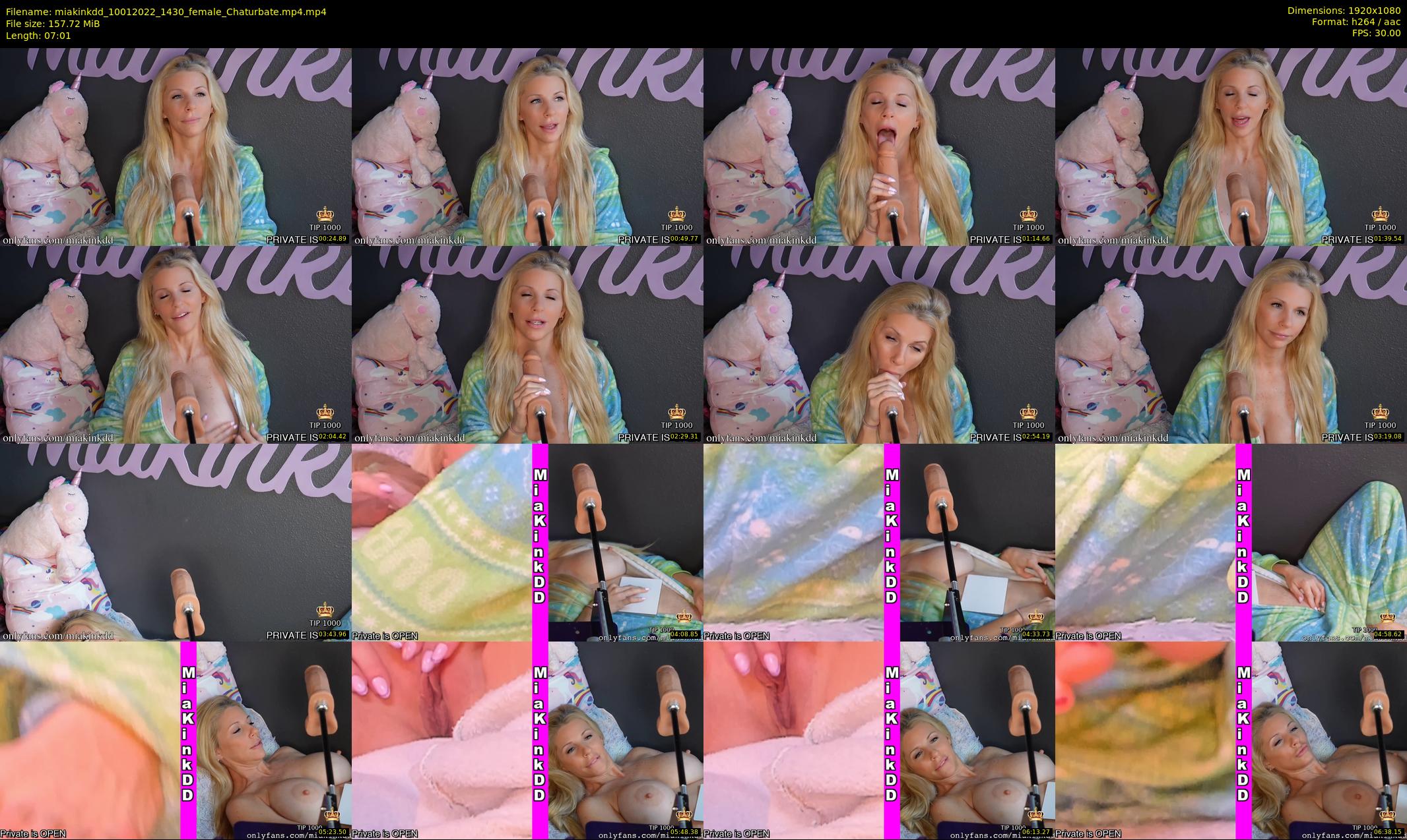 miakinkdd — 8 minute Chaturbate female cam show recording, 1080p, Jan 10, 2022