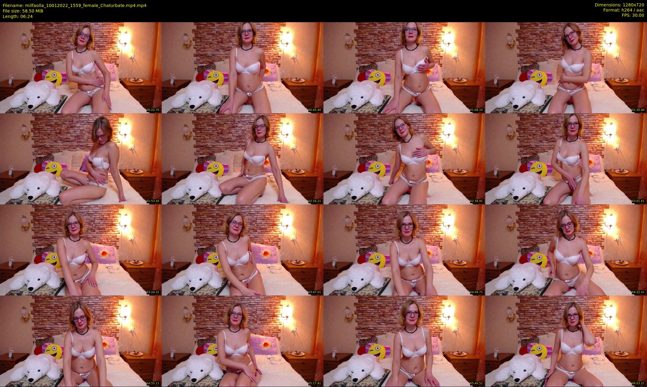 milfaolla — 7 minute Chaturbate female cam show recording, 720p, Jan 10, 2022