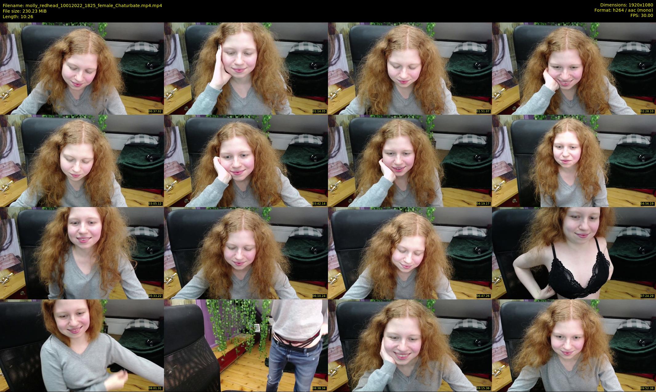 molly_redhead — 11 minute Chaturbate female cam show recording, 1080p, Jan 10, 2022