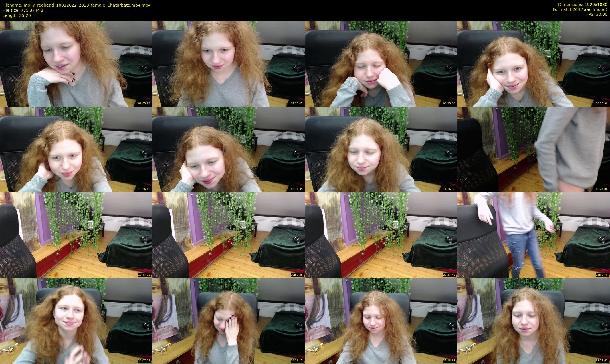 molly_redhead — 36 minute Chaturbate female cam show recording, 1080p, Jan 10, 2022