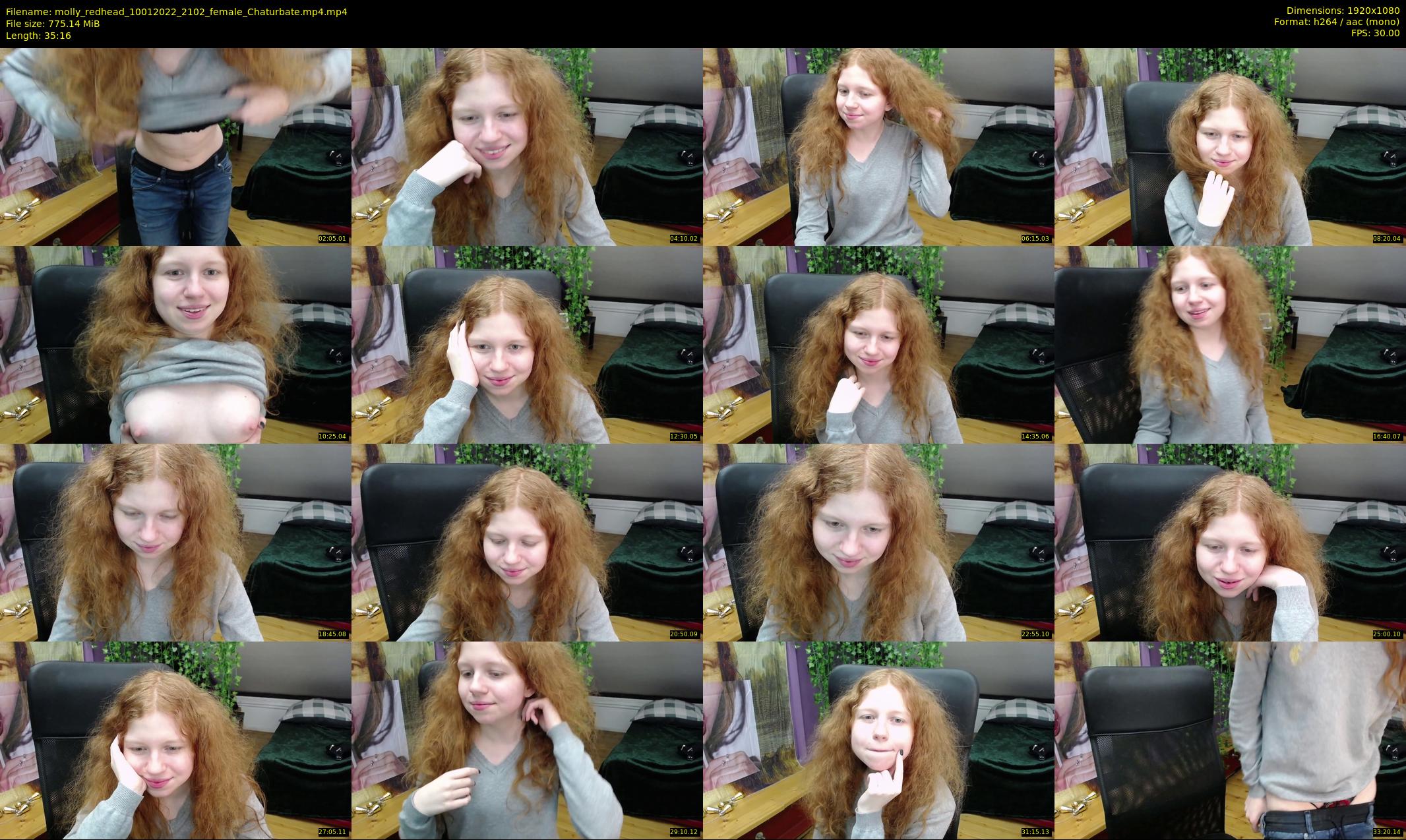molly_redhead — 36 minute Chaturbate female cam show recording, 1080p, Jan 10, 2022