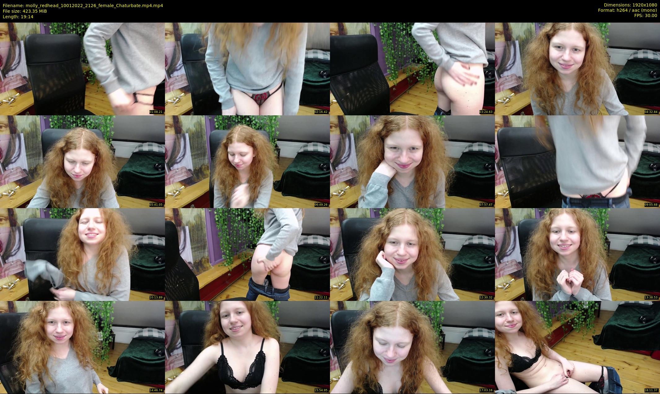 molly_redhead — 20 minute Chaturbate female cam show recording, 1080p, Jan 10, 2022