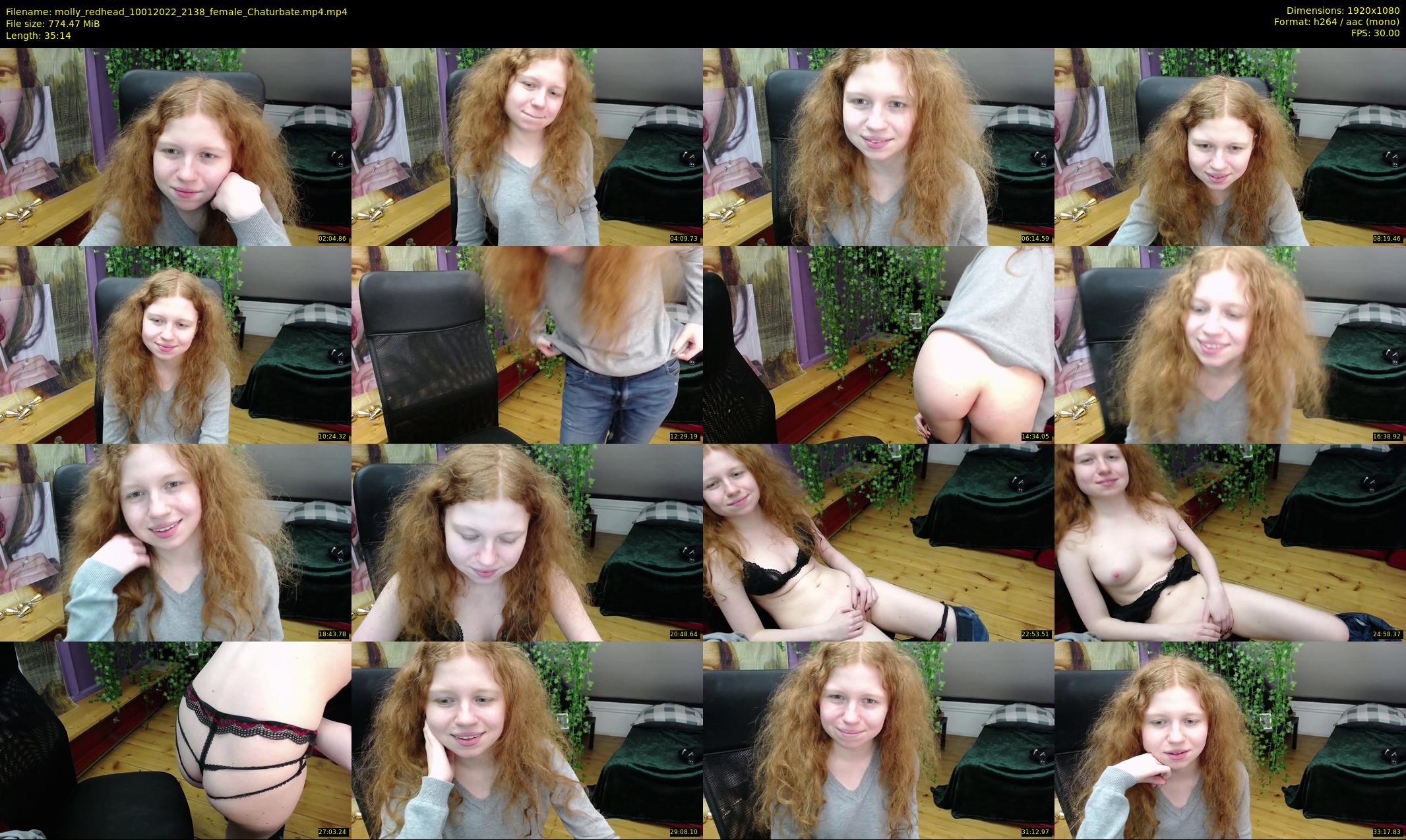 molly_redhead — 36 minute Chaturbate female cam show recording, 1080p, Jan 10, 2022