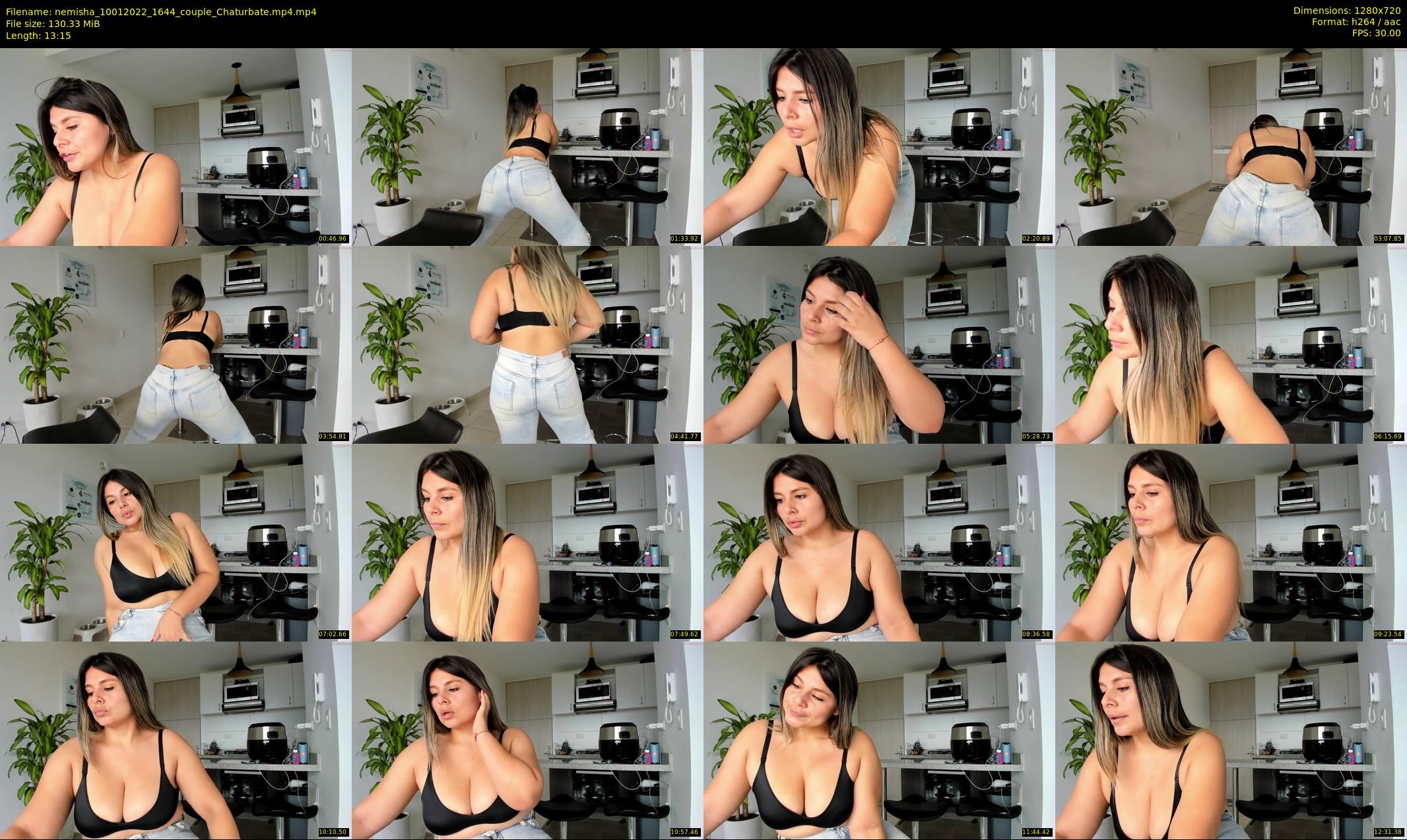nemisha — 14 minute Chaturbate female cam show recording, 720p, Jan 10, 2022