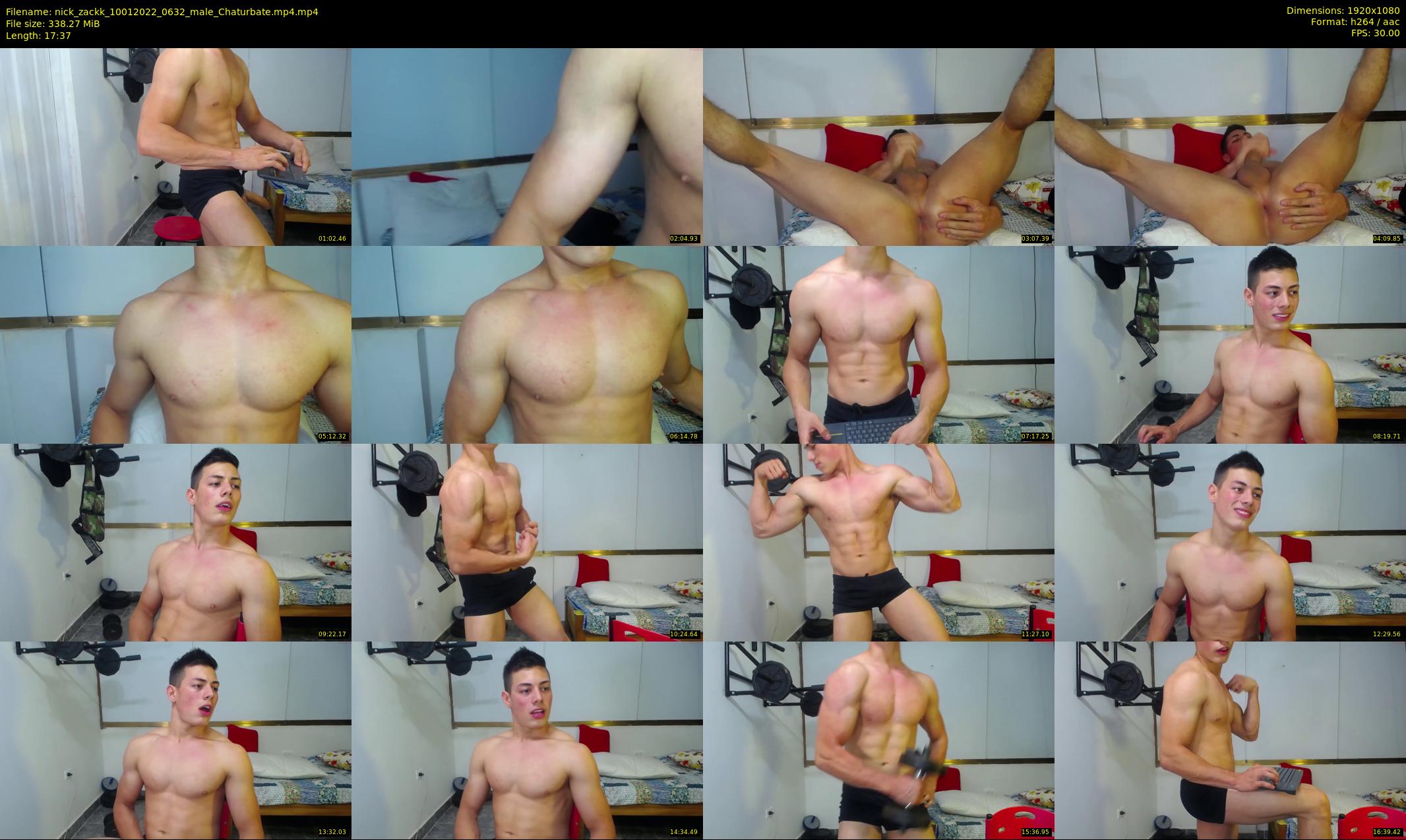nick_zackk — 18 minute Chaturbate male cam show recording, 1080p, Jan 10, 2022