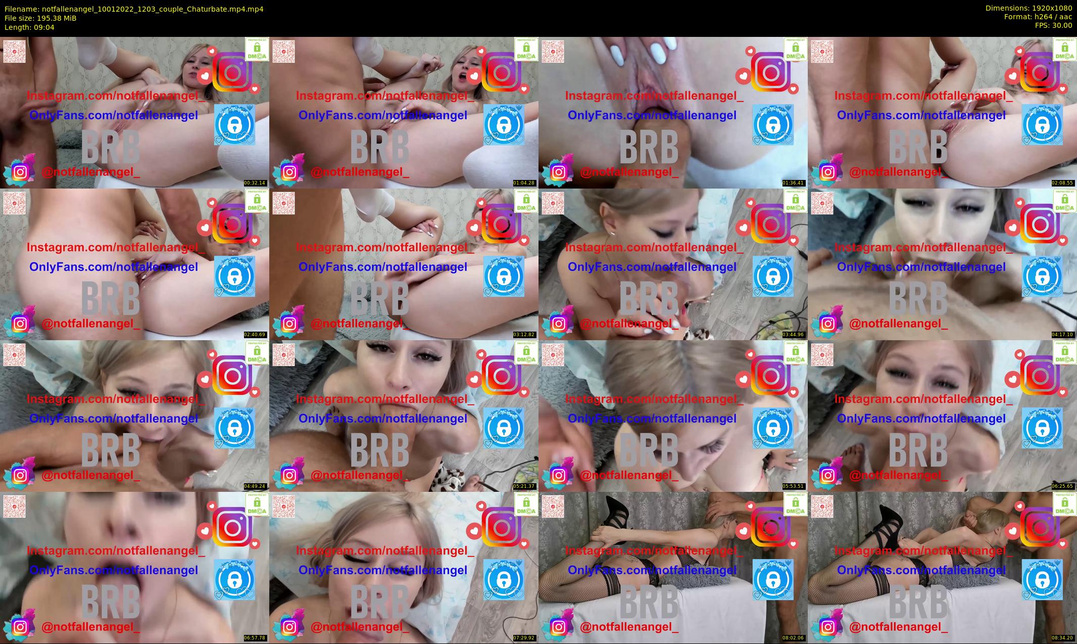 notfallenangel — 10 minute Chaturbate couple cam show recording, 1080p, Jan 10, 2022
