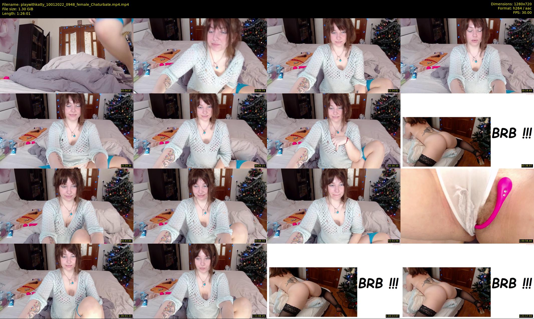 playwithkatty — 87 minute Chaturbate female cam show recording, 720p, Jan 10, 2022