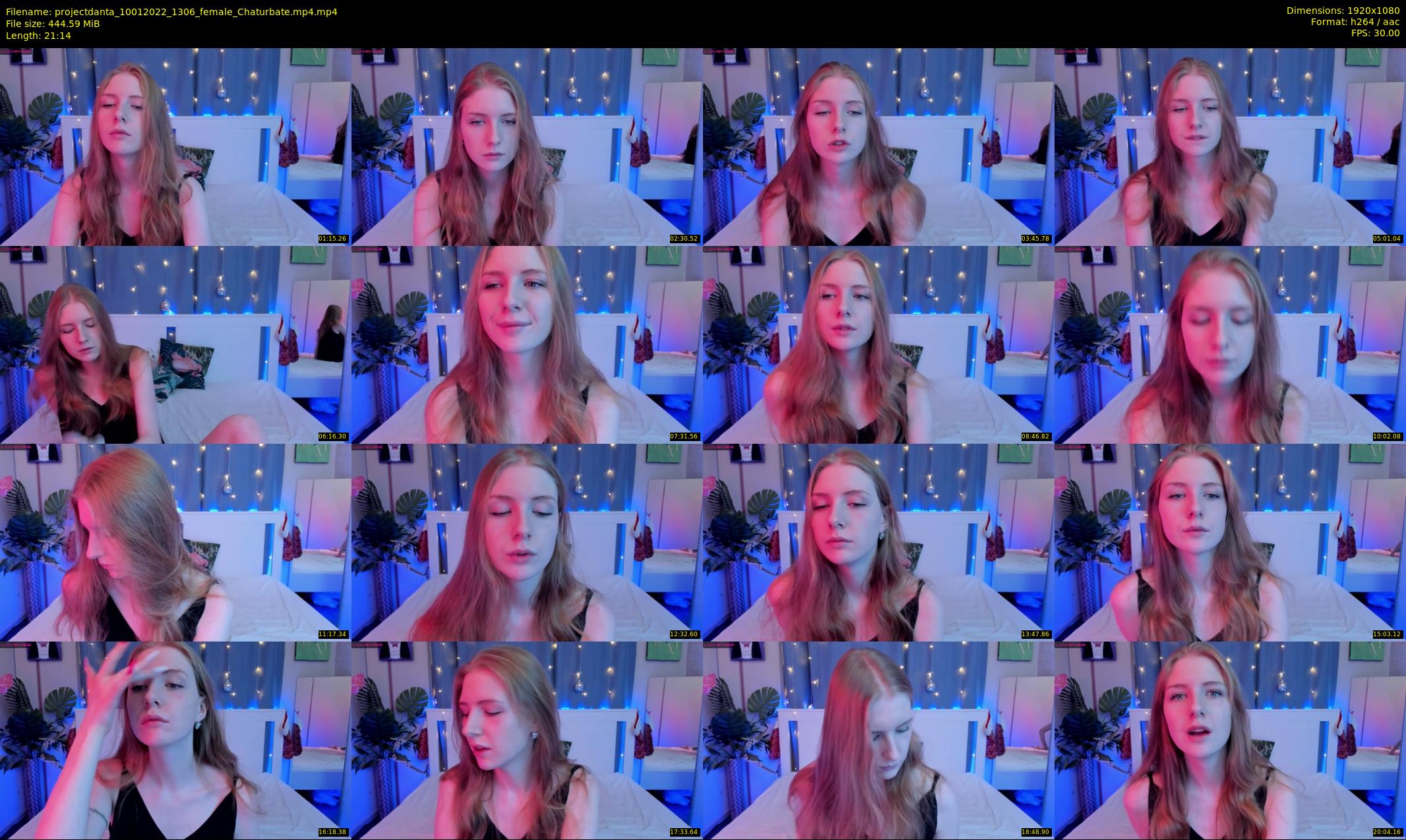 projectdanta — 22 minute Chaturbate female cam show recording, 1080p, Jan 10, 2022