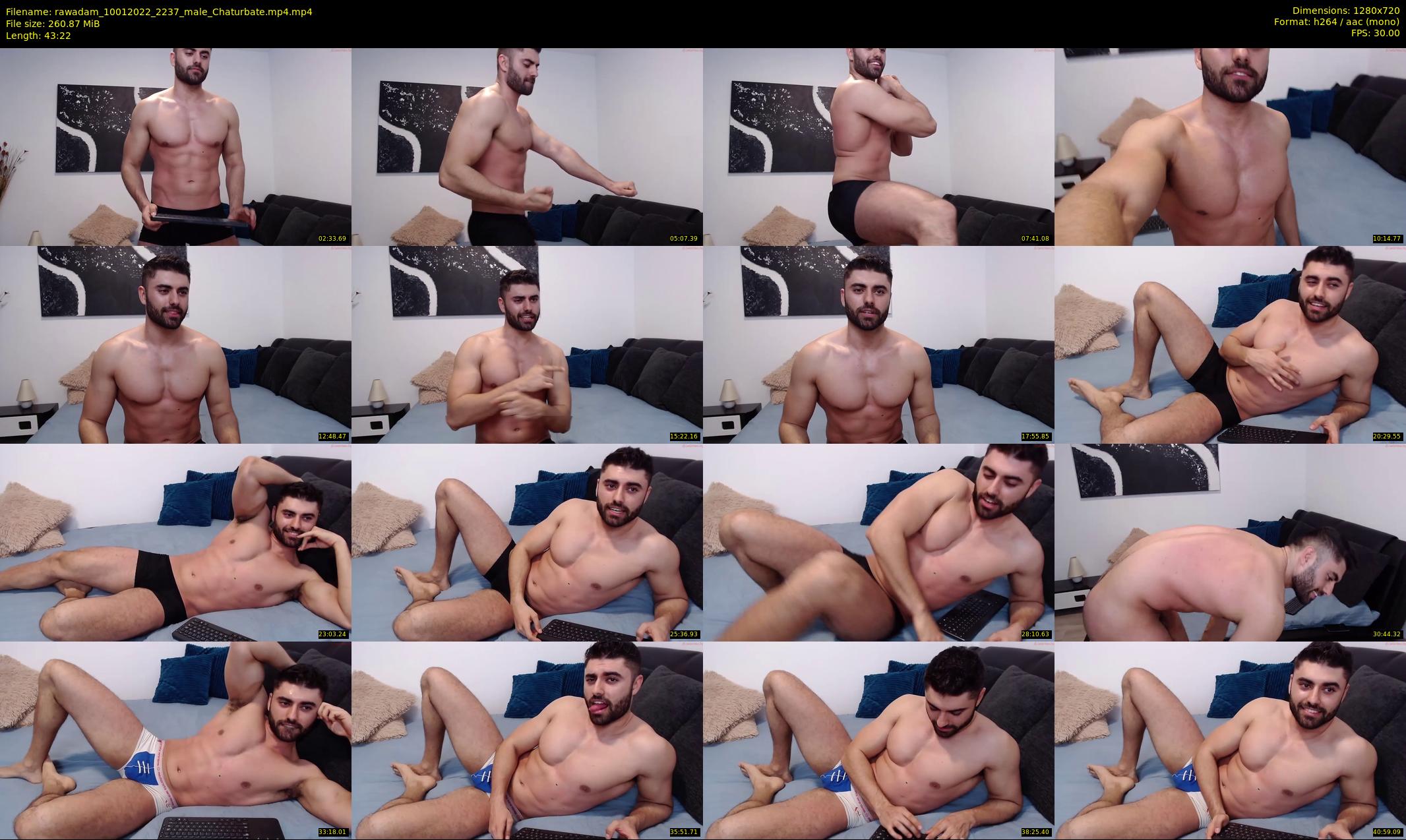 rawadam — 44 minute Chaturbate male cam show recording, 720p, Jan 10, 2022